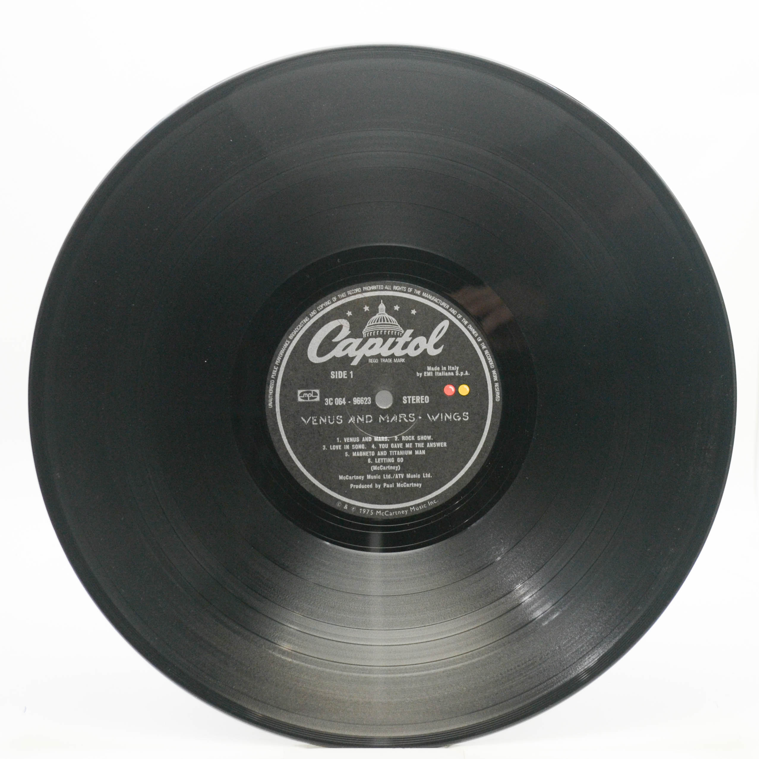 Wings — Venus And Mars (2 posters, 1 sticker), 1975