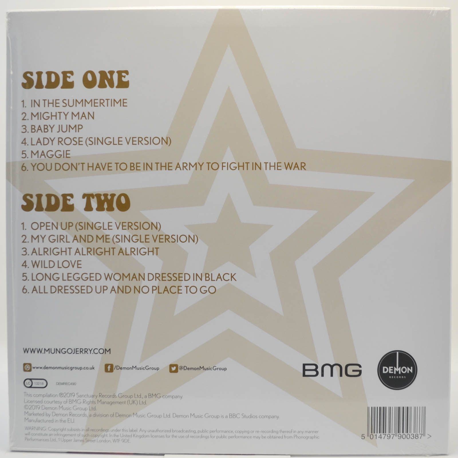 Mungo Jerry — Gold (UK), 2019