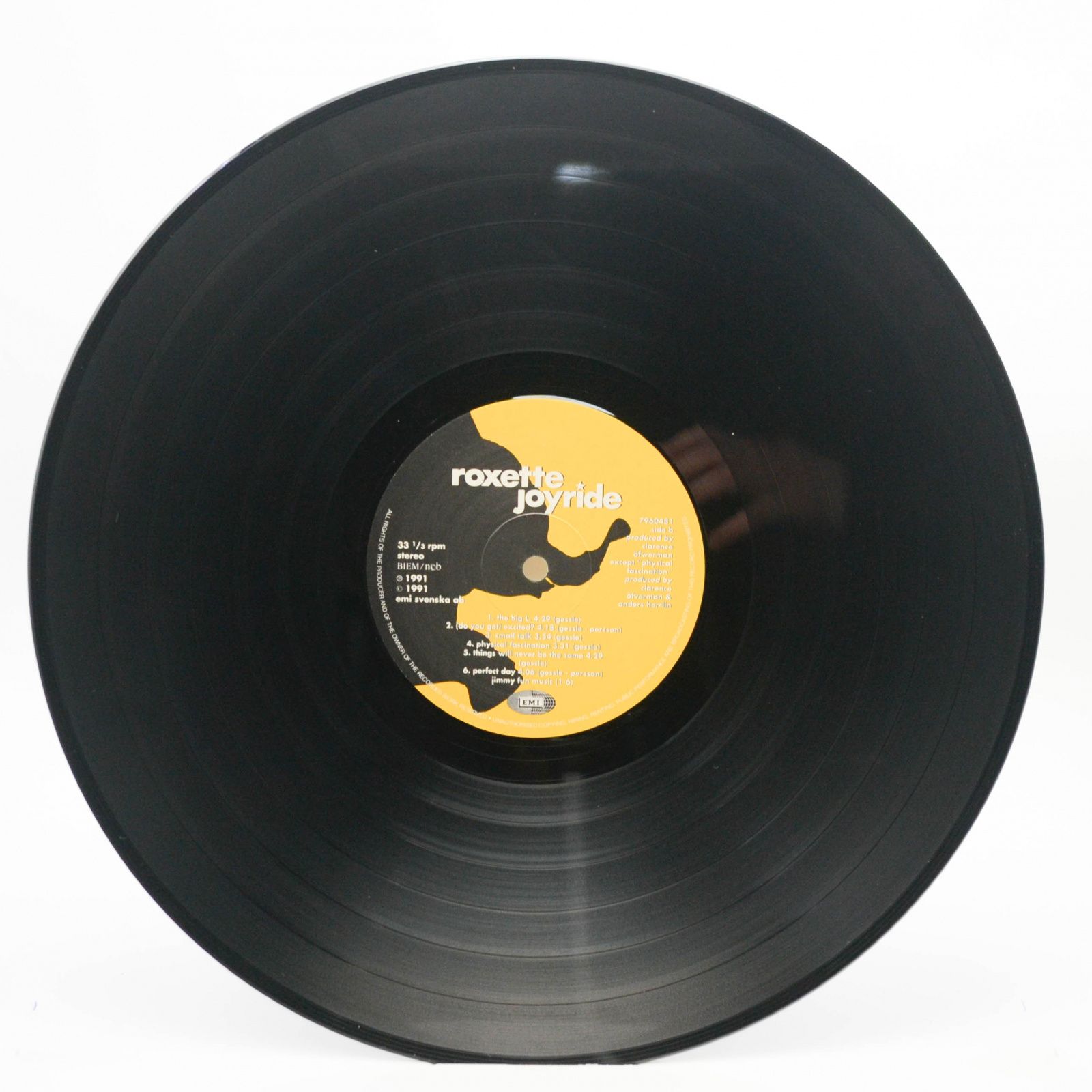 Roxette — Joyride (Sweden), 1991