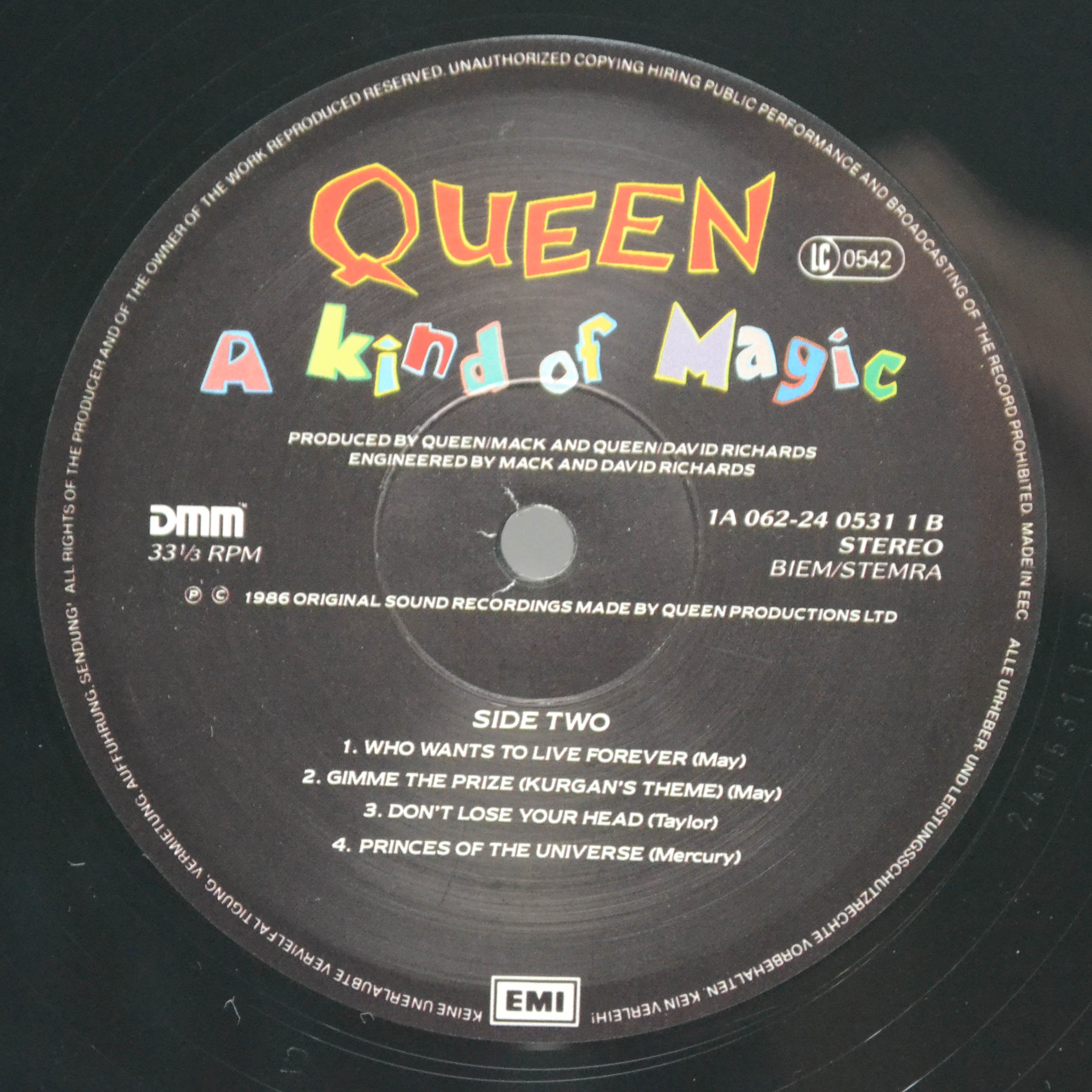 Queen — A Kind Of Magic, 1986