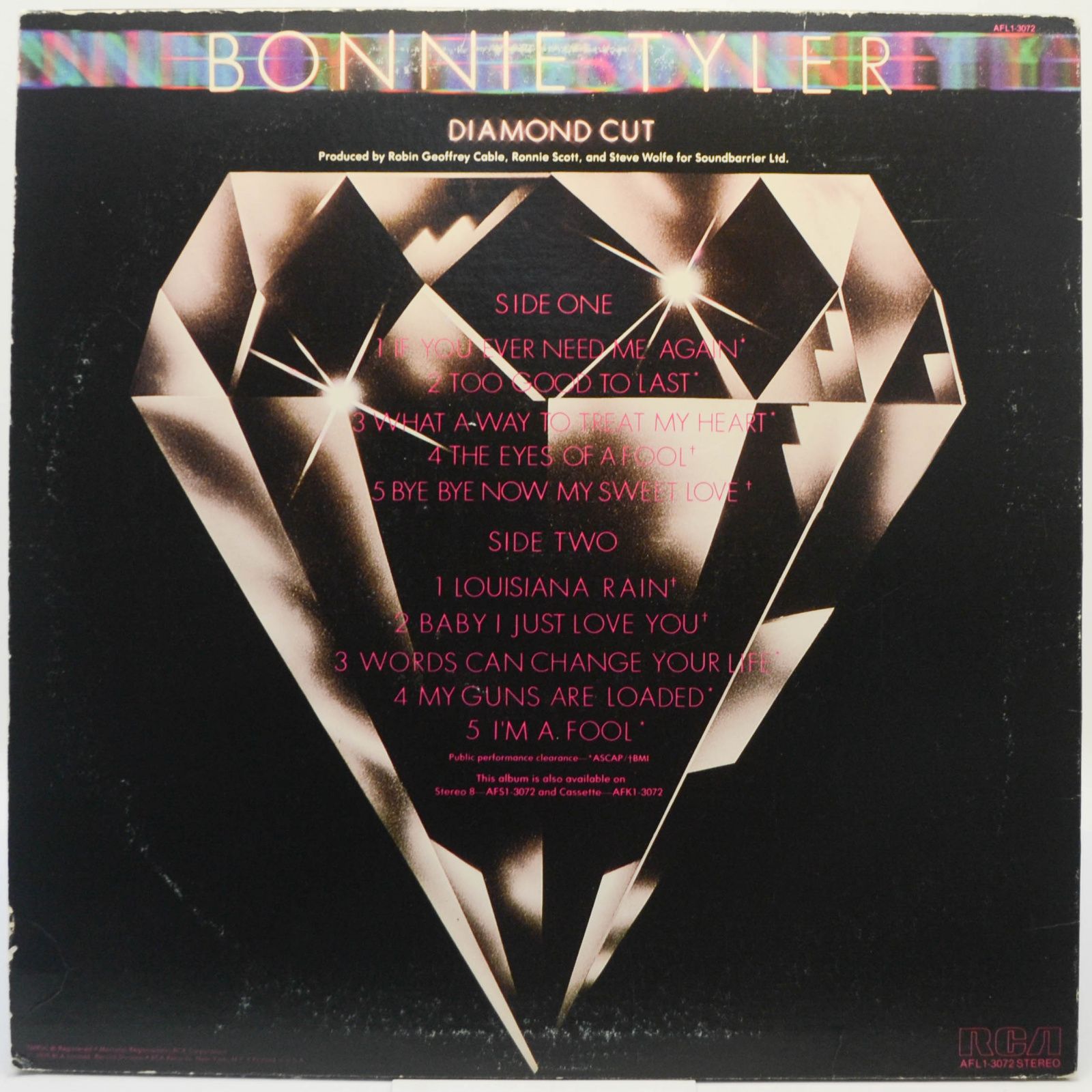 Bonnie Tyler — Diamond Cut (USA), 1979