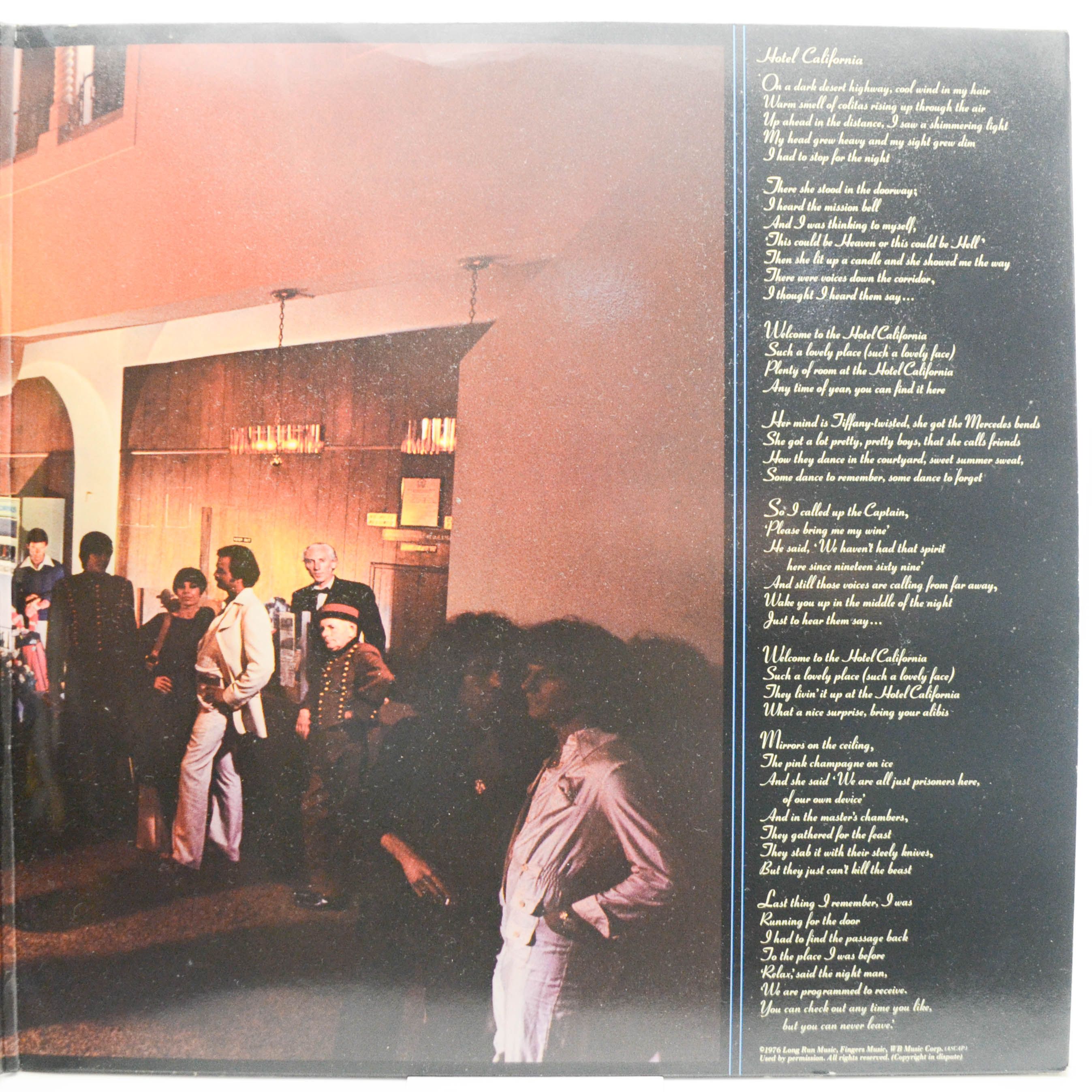 Eagles — Hotel California (poster), 1976