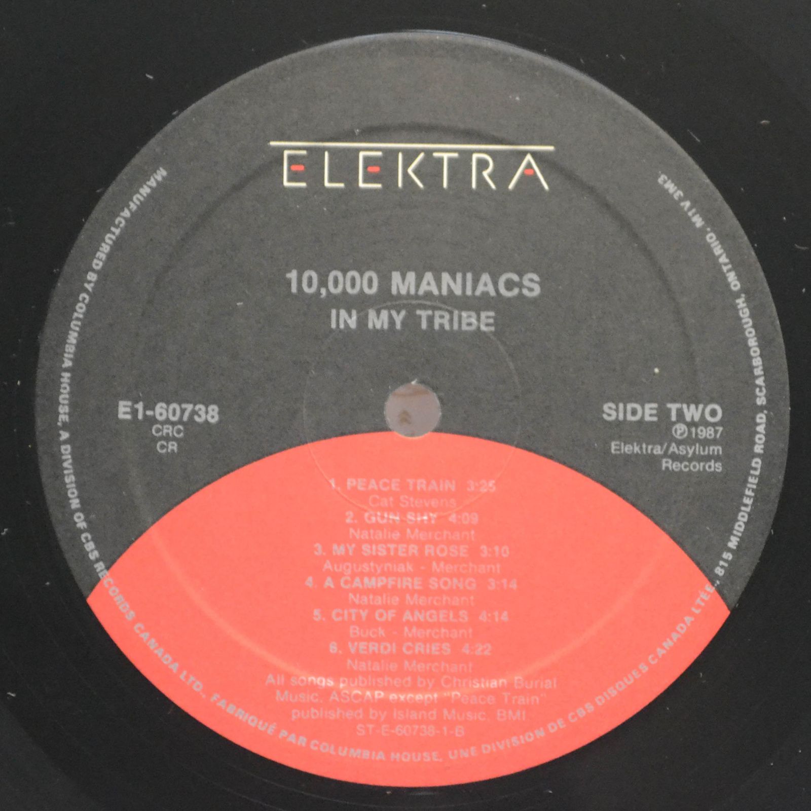 10,000 Maniacs — In My Tribe, 1987