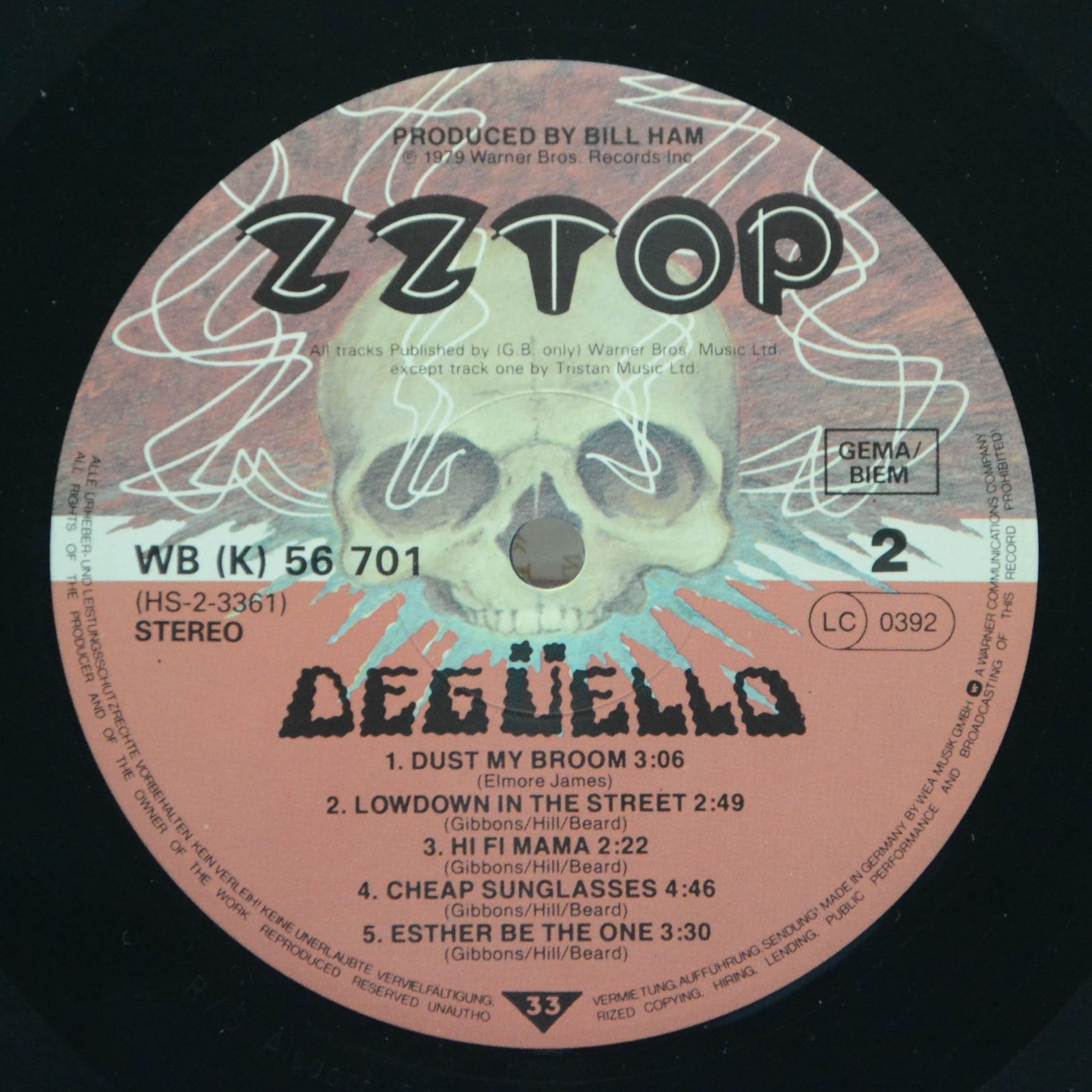 ZZ Top — Degüello, 1982