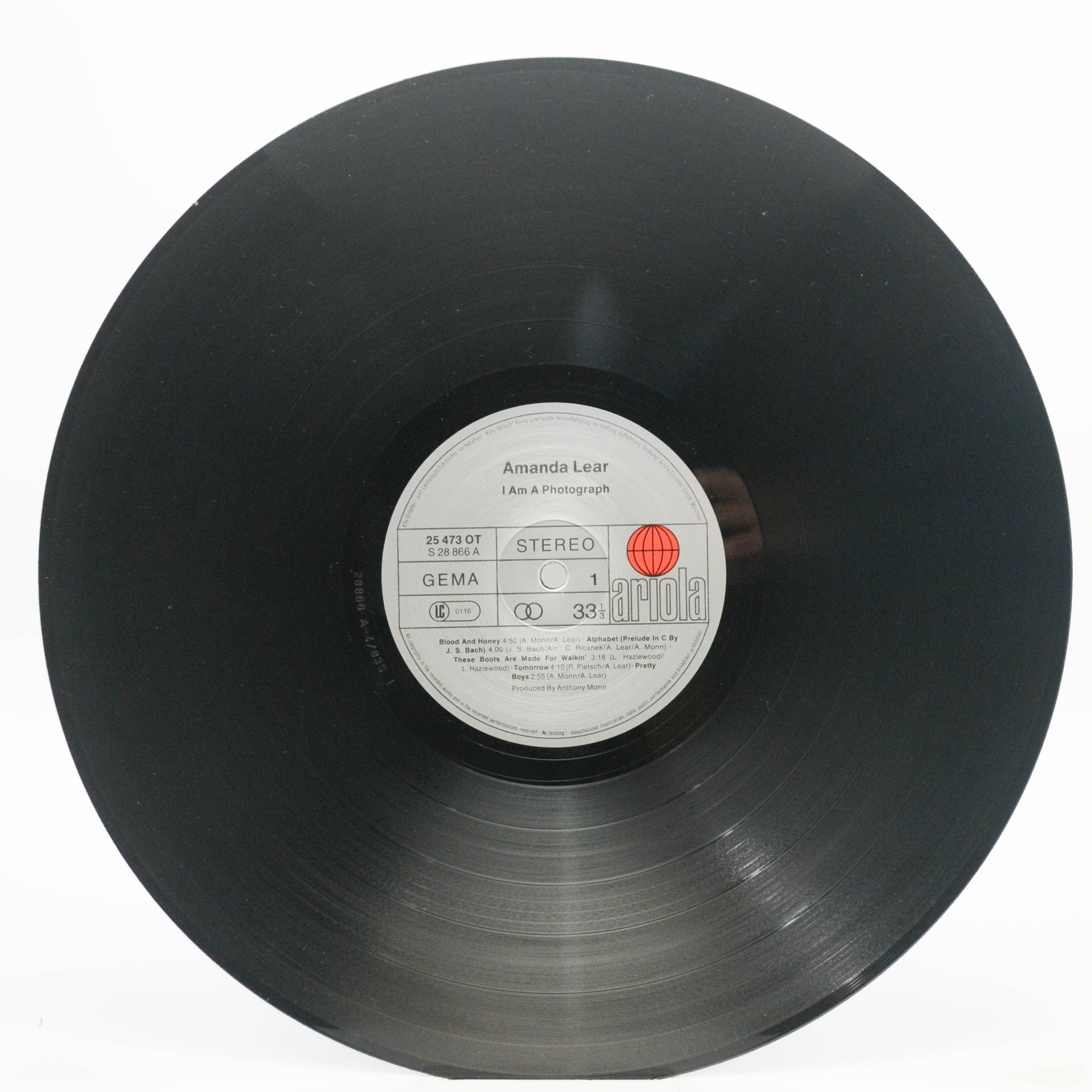 Amanda Lear — I Am A Photograph, 1977