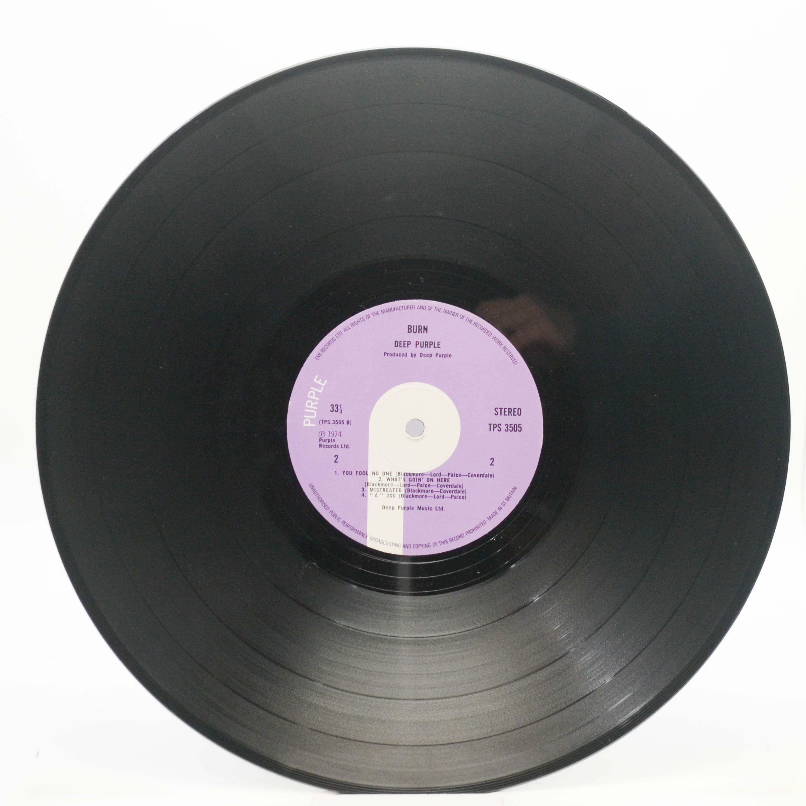 Deep Purple — Burn (UK), 1974