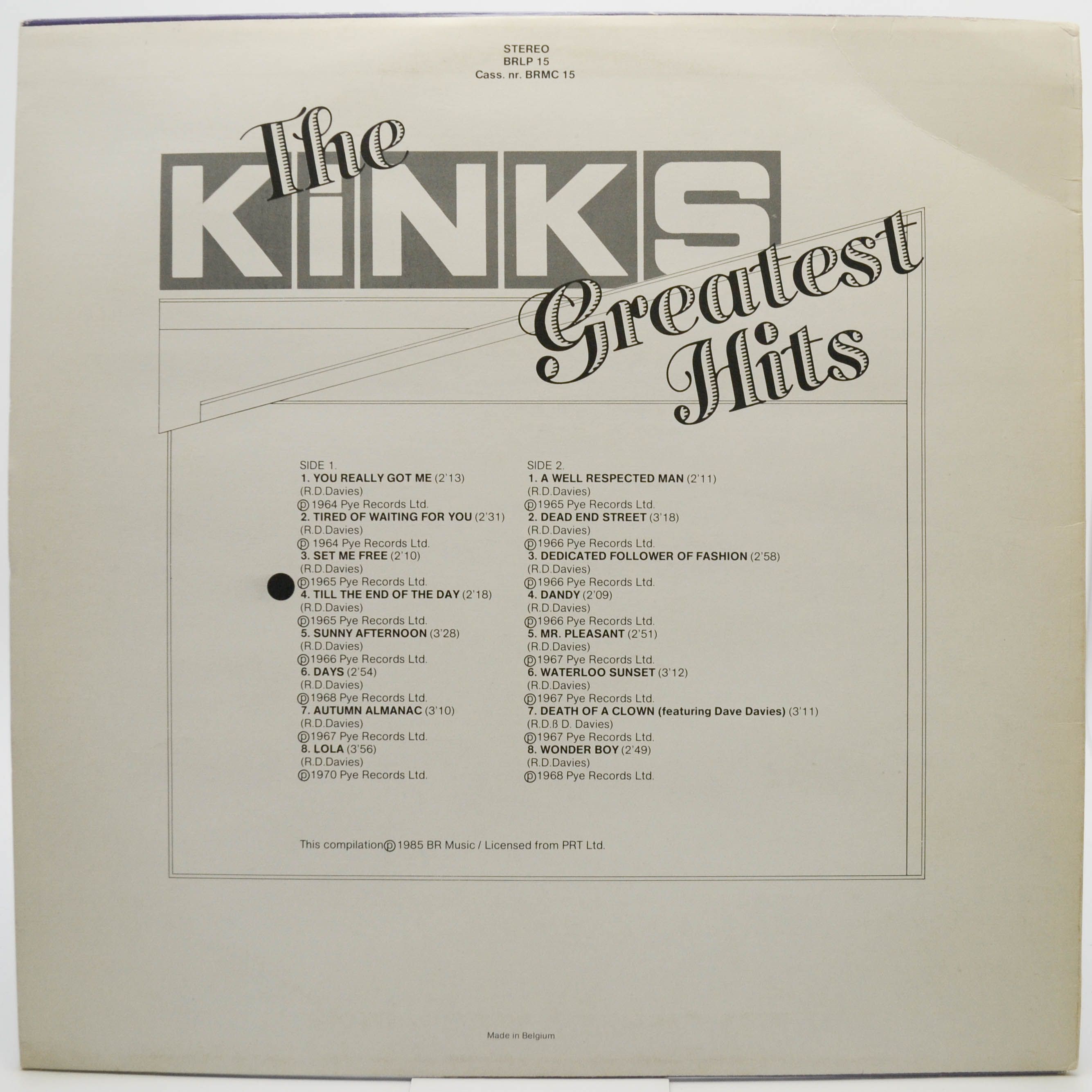 Kinks — Greatest Hits, 1985