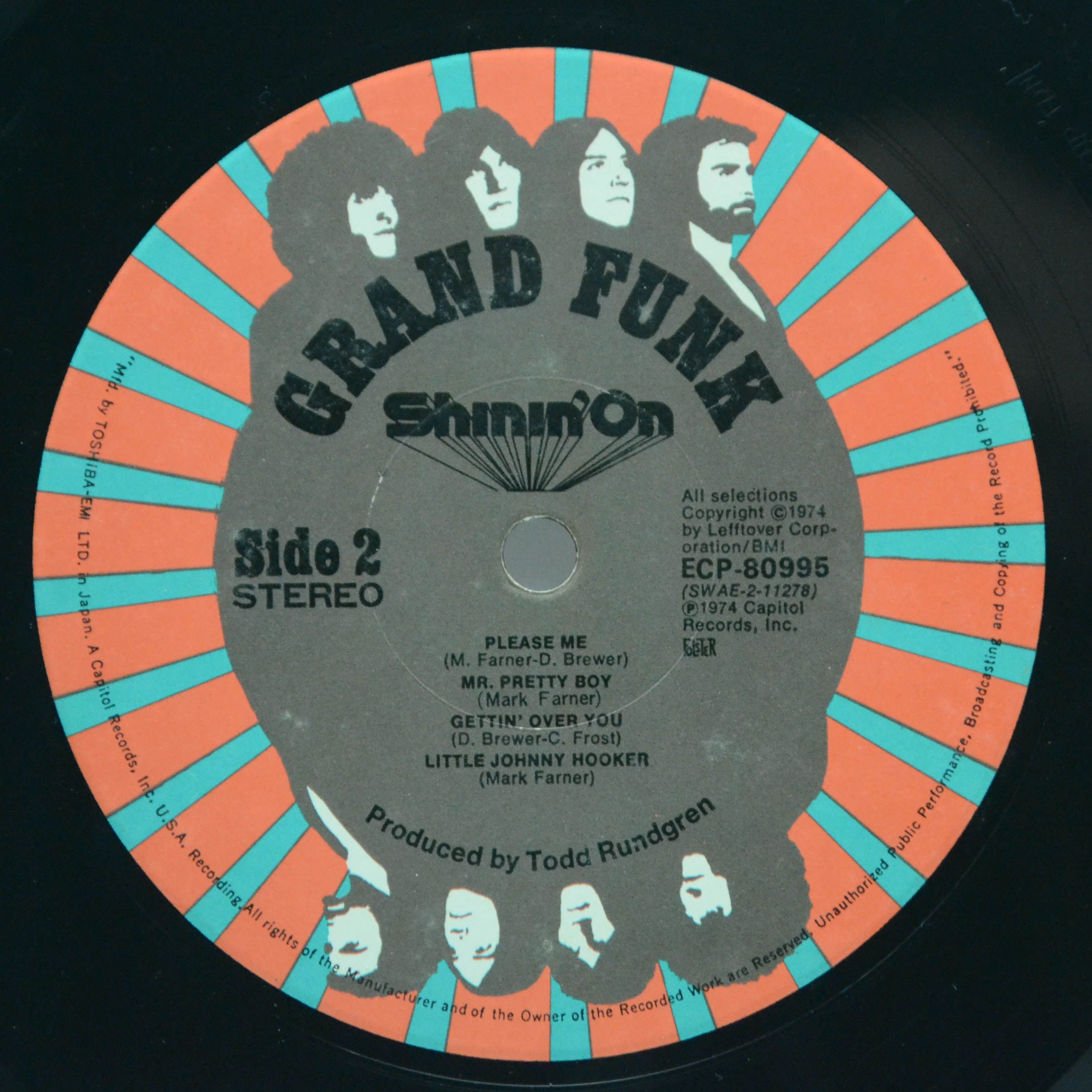 Grand Funk — Shinin' On (booklet), 1974