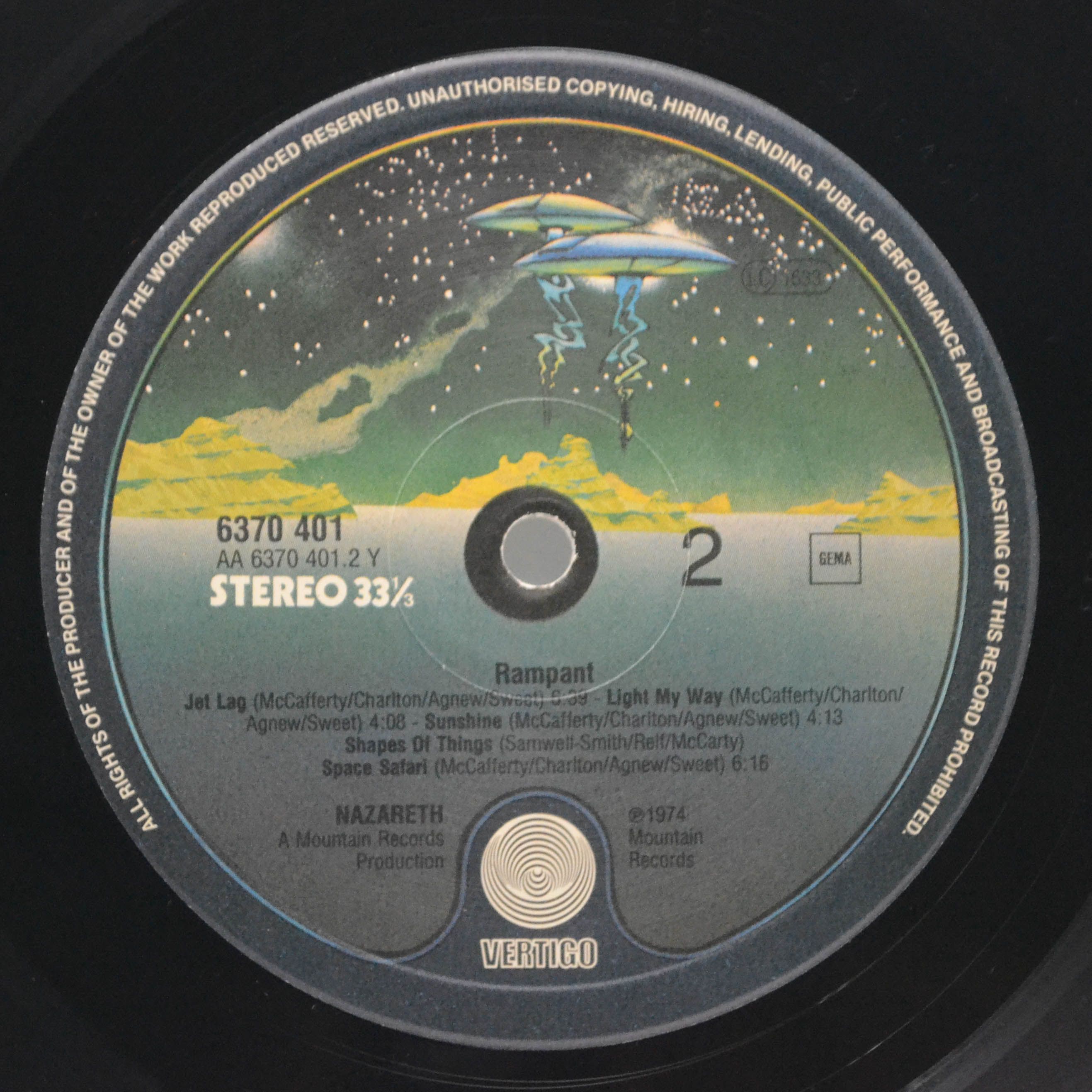 Nazareth — Rampant, 1974