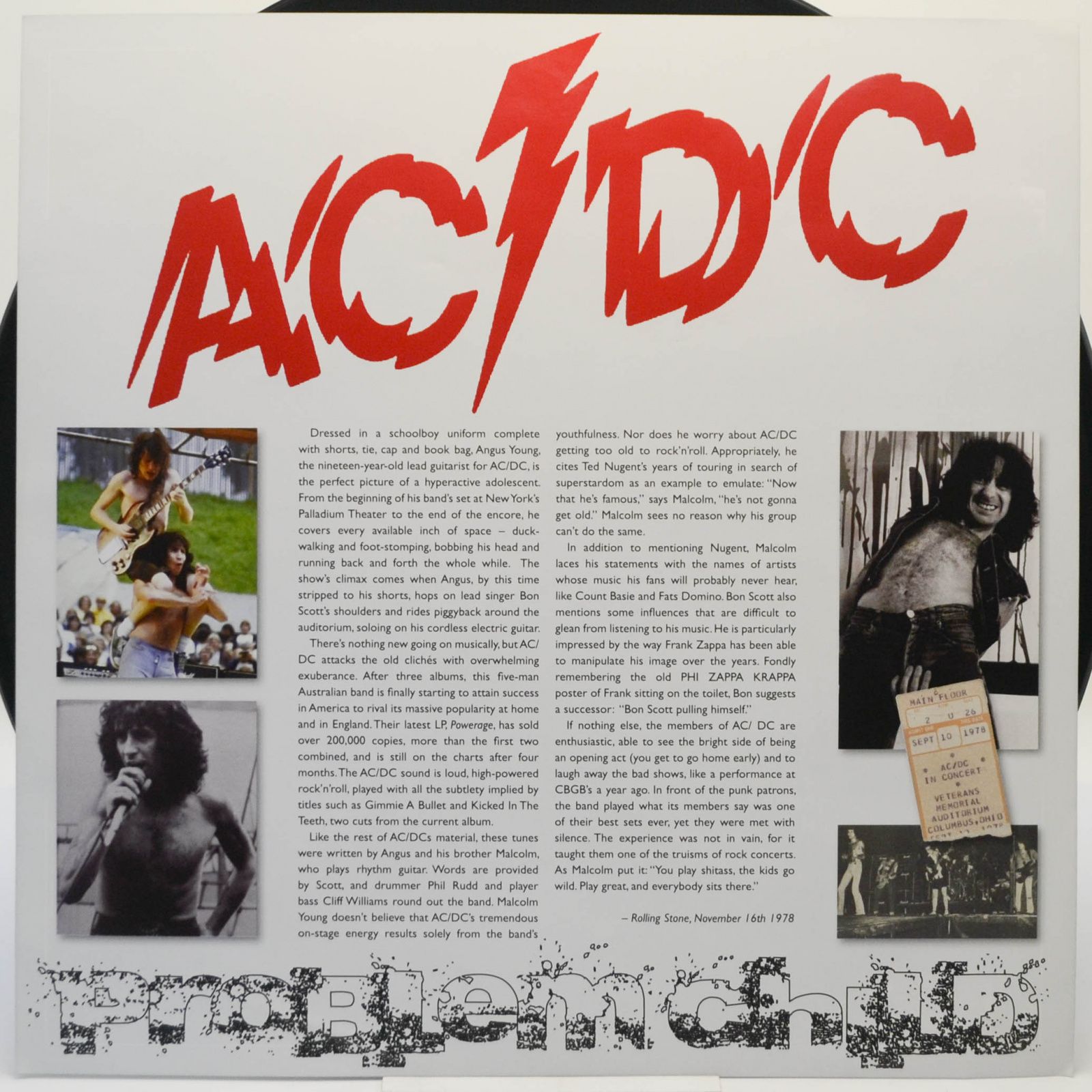 AC/DC — Problem Child (2LP), 2015