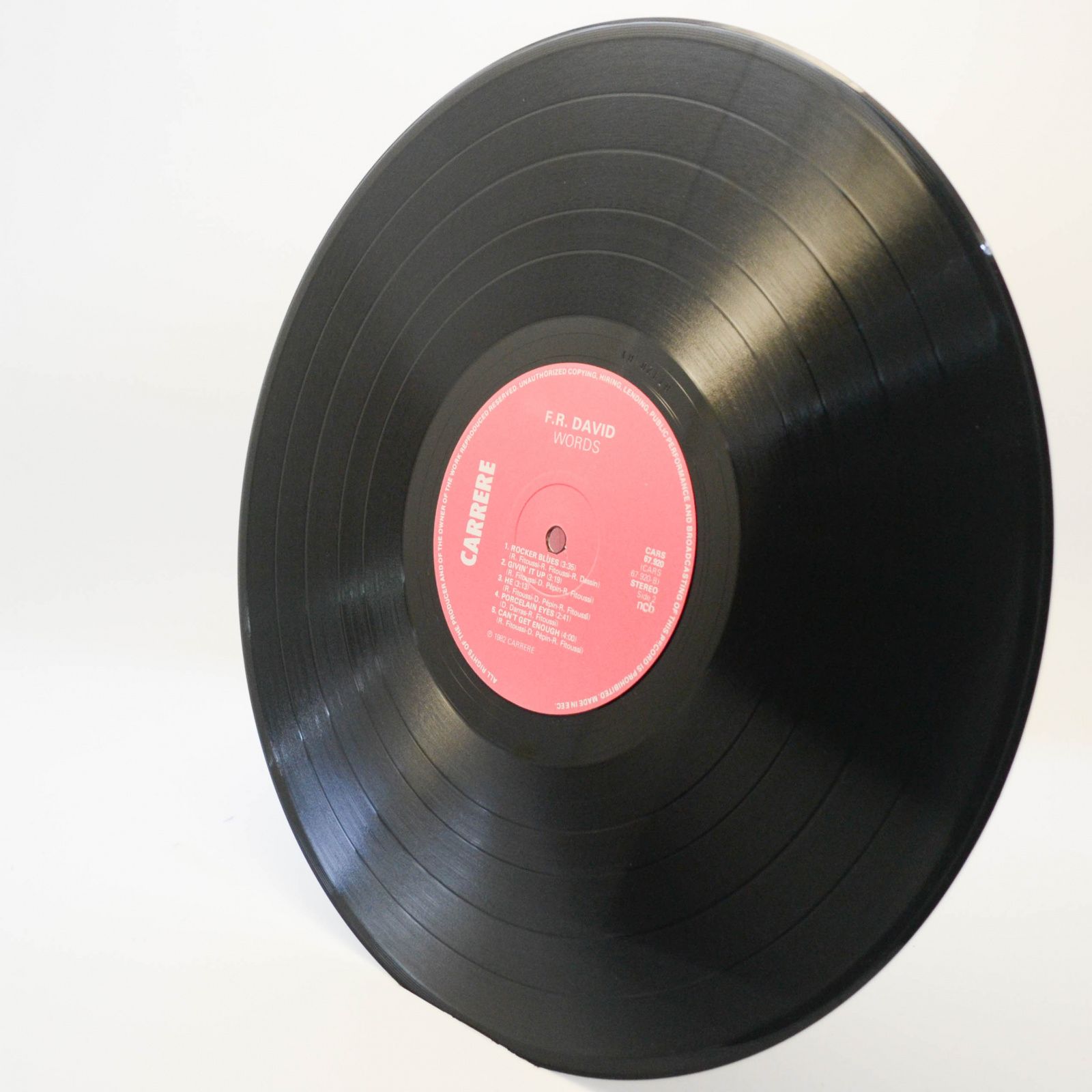 F.R. David — Words, 1982