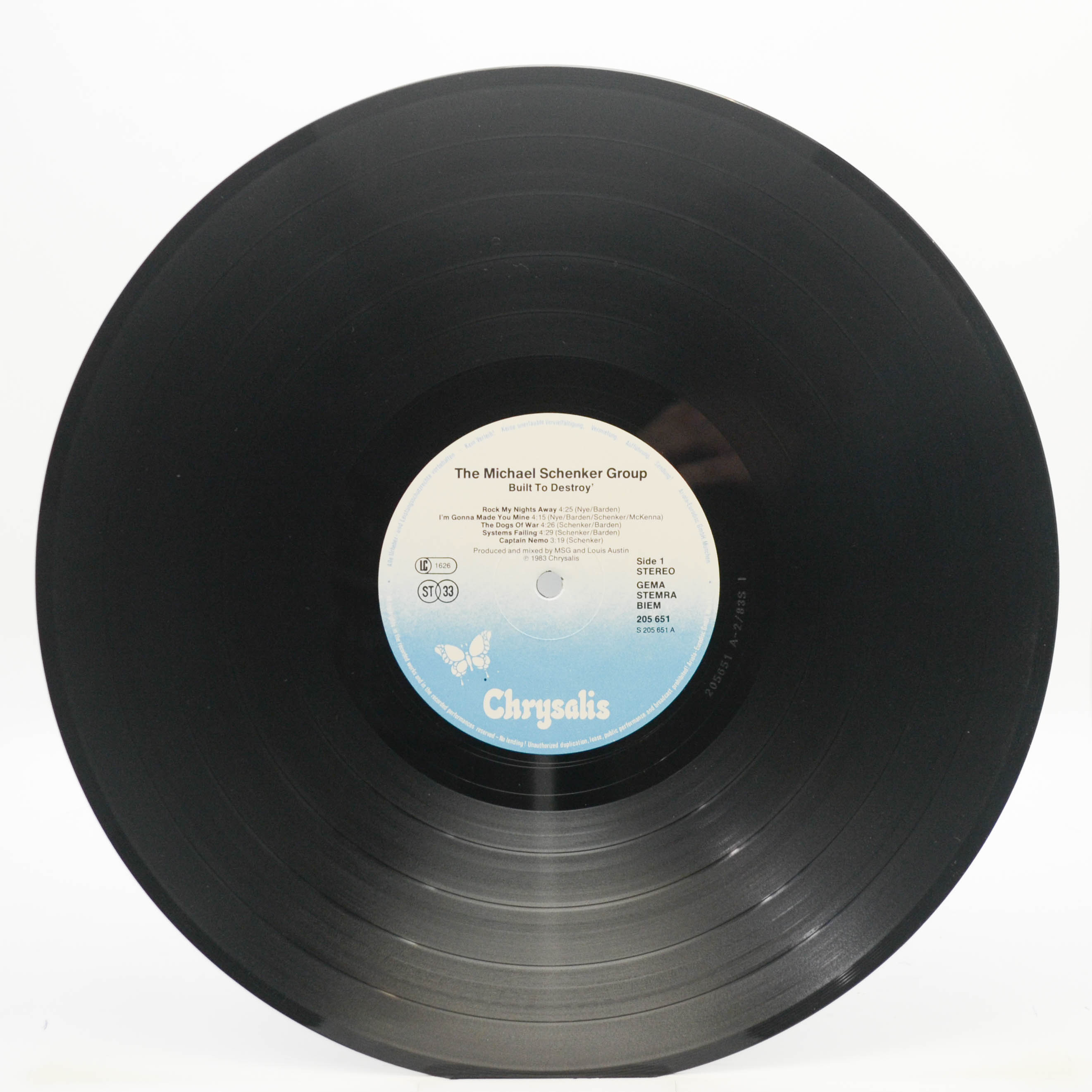 Michael Schenker Group — Built To Destroy, 1983