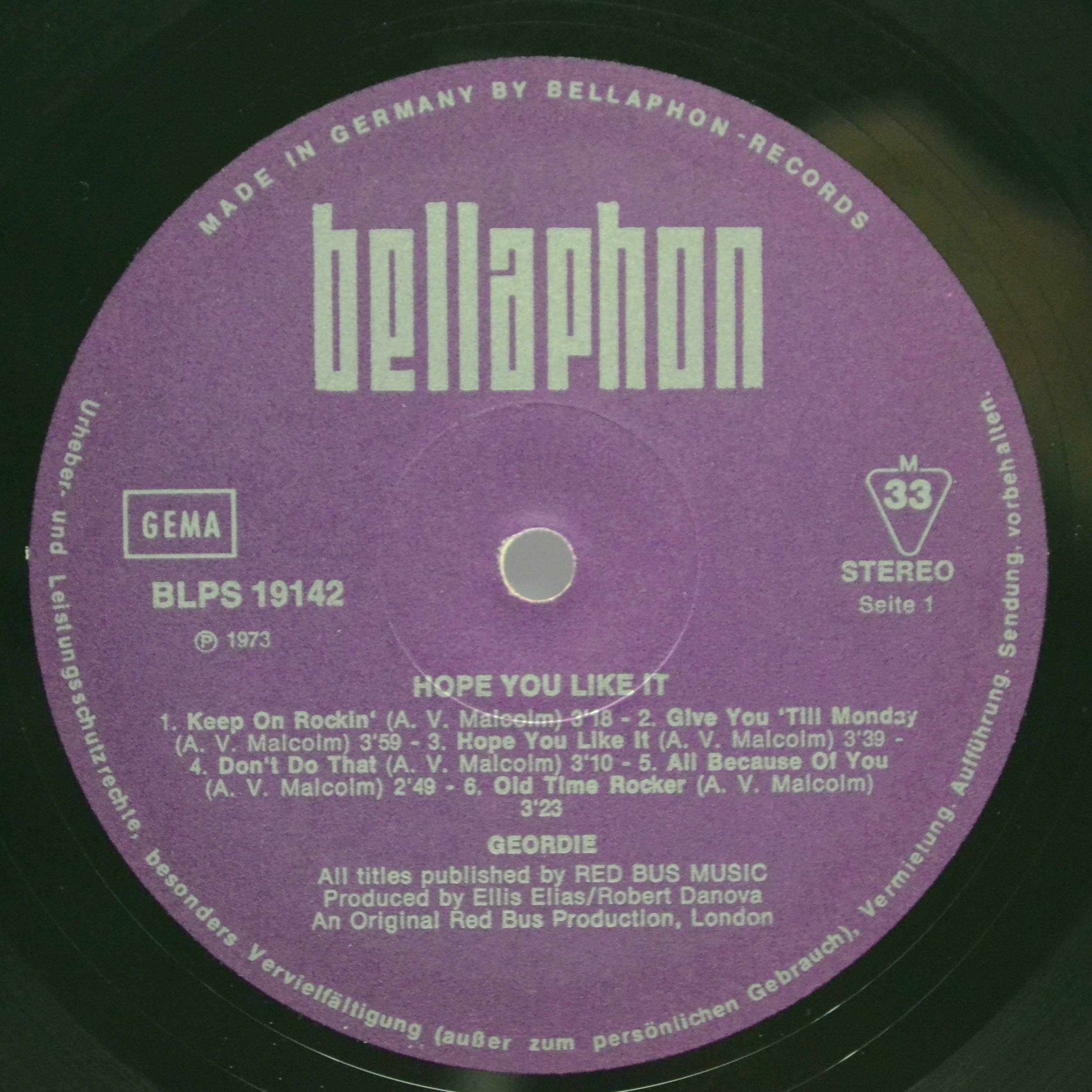 Geordie — Hope You Like It, 1973