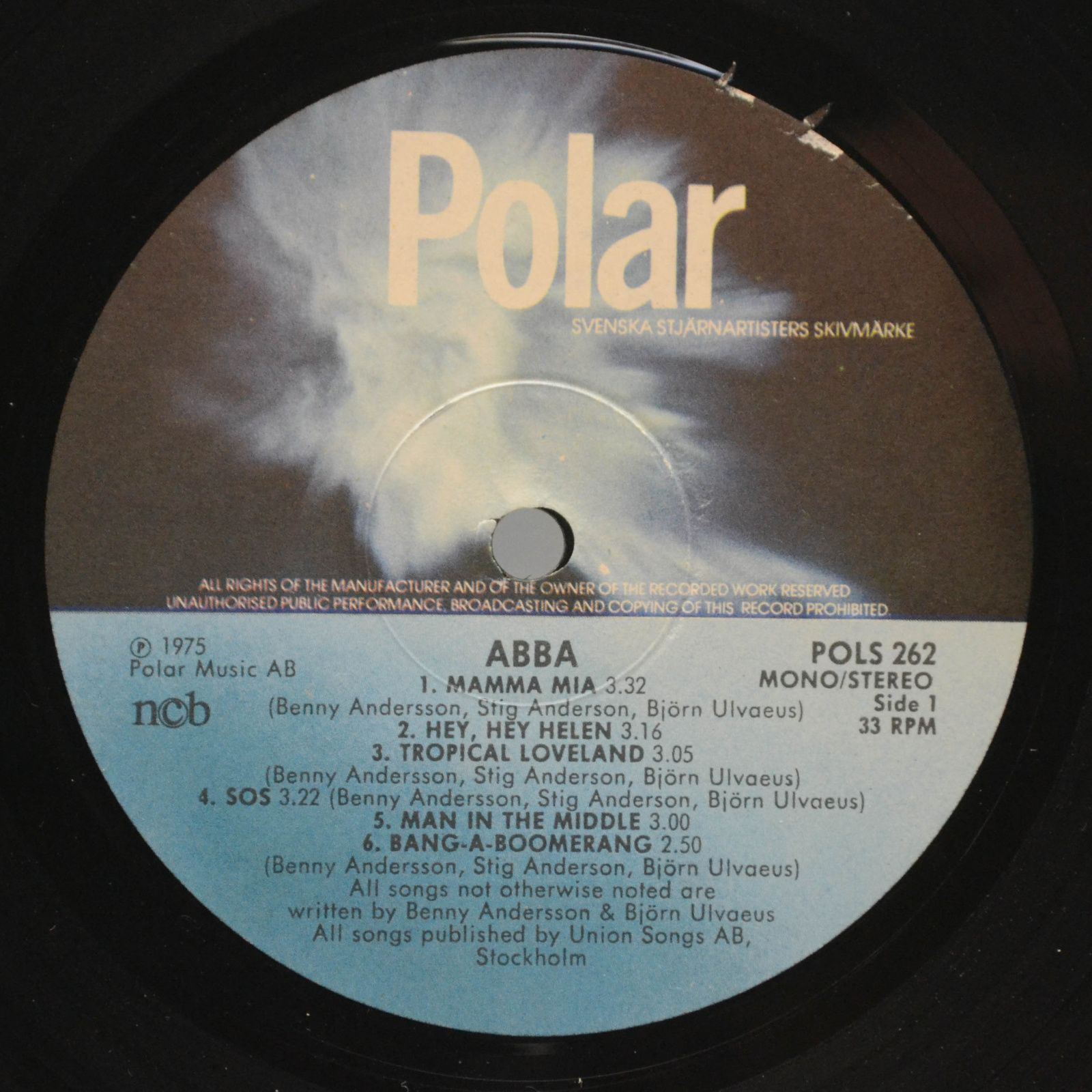 ABBA — ABBA (1-st, Sweden), 1975