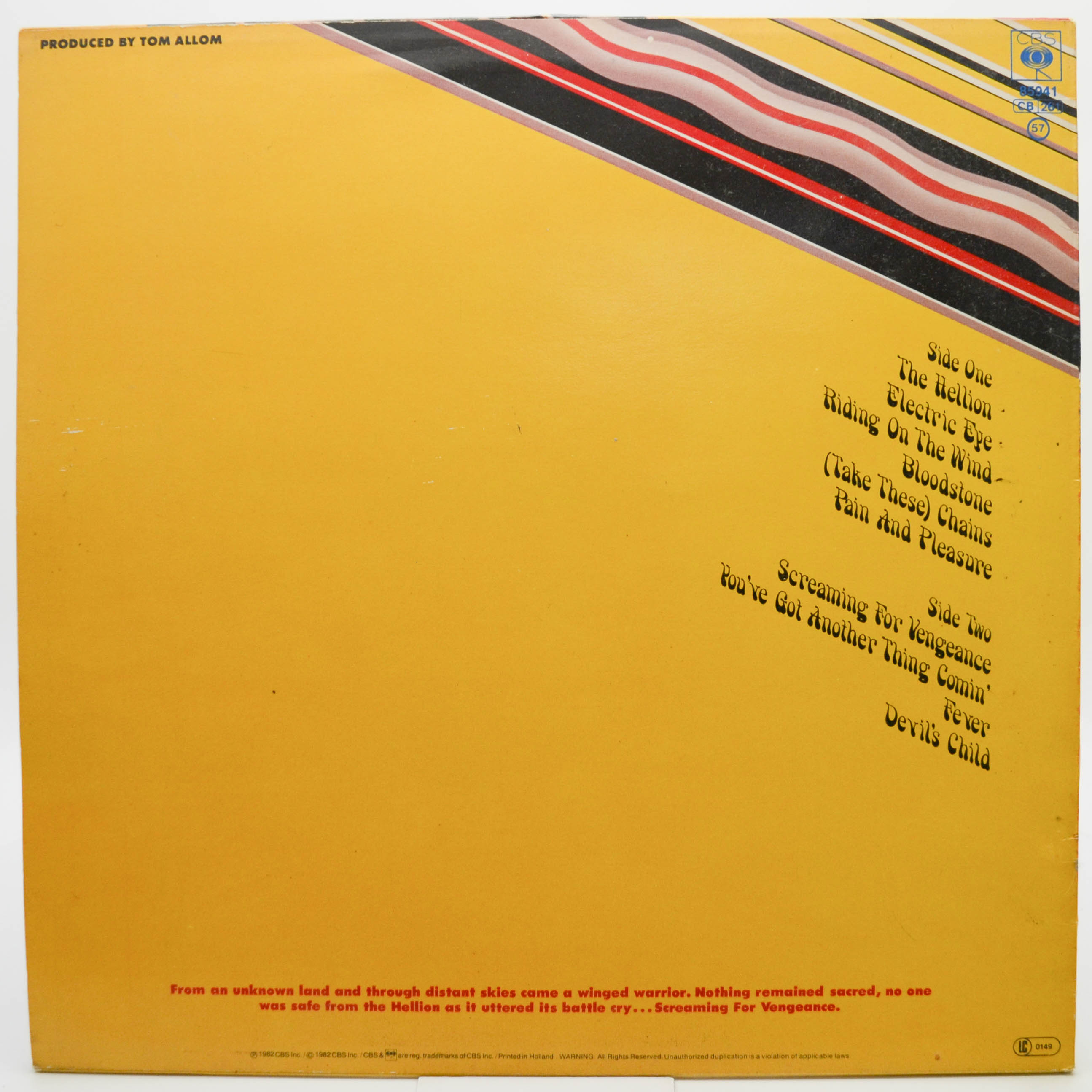 Judas Priest — Screaming For Vengeance, 1982