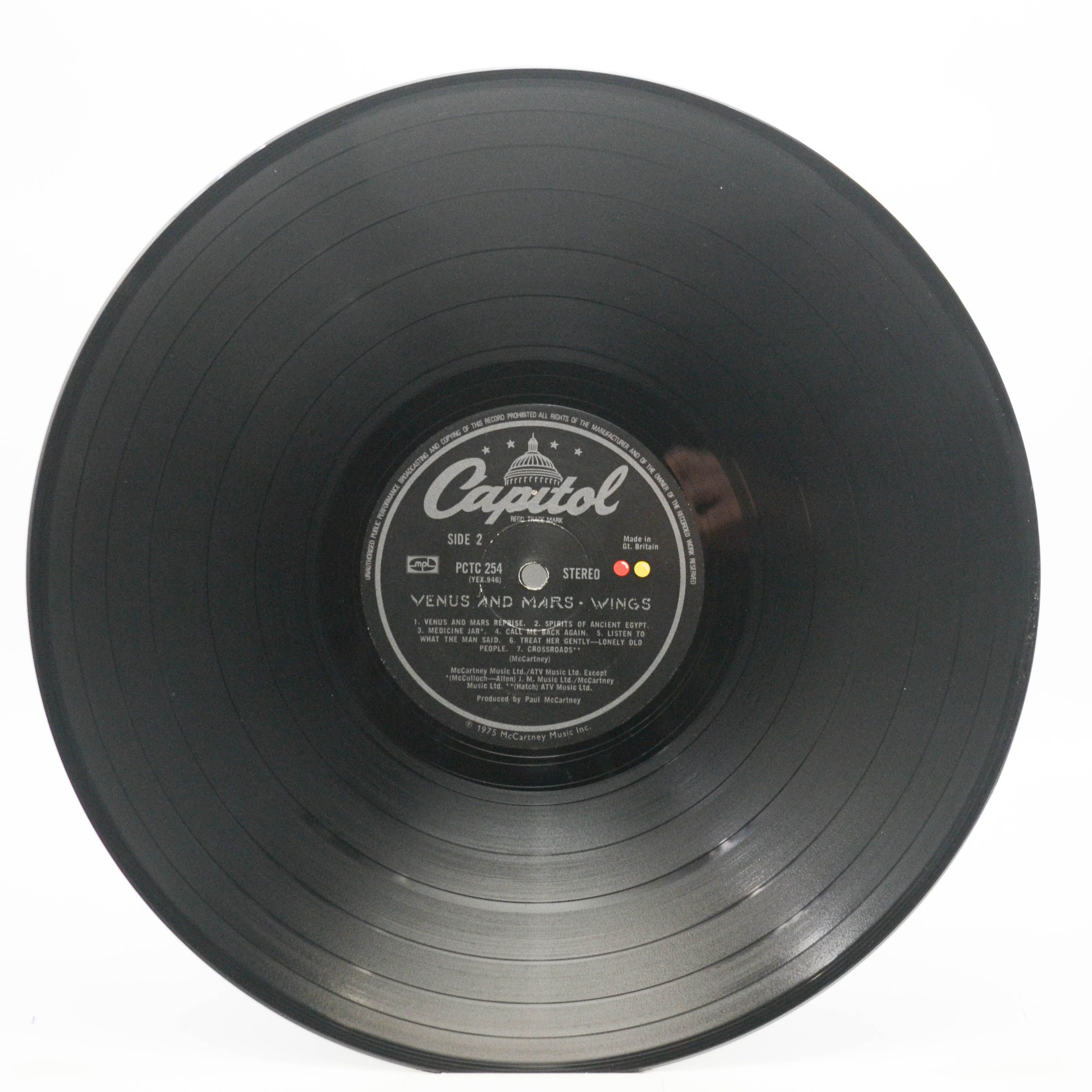 Wings — Venus And Mars (1-st, UK), 1975
