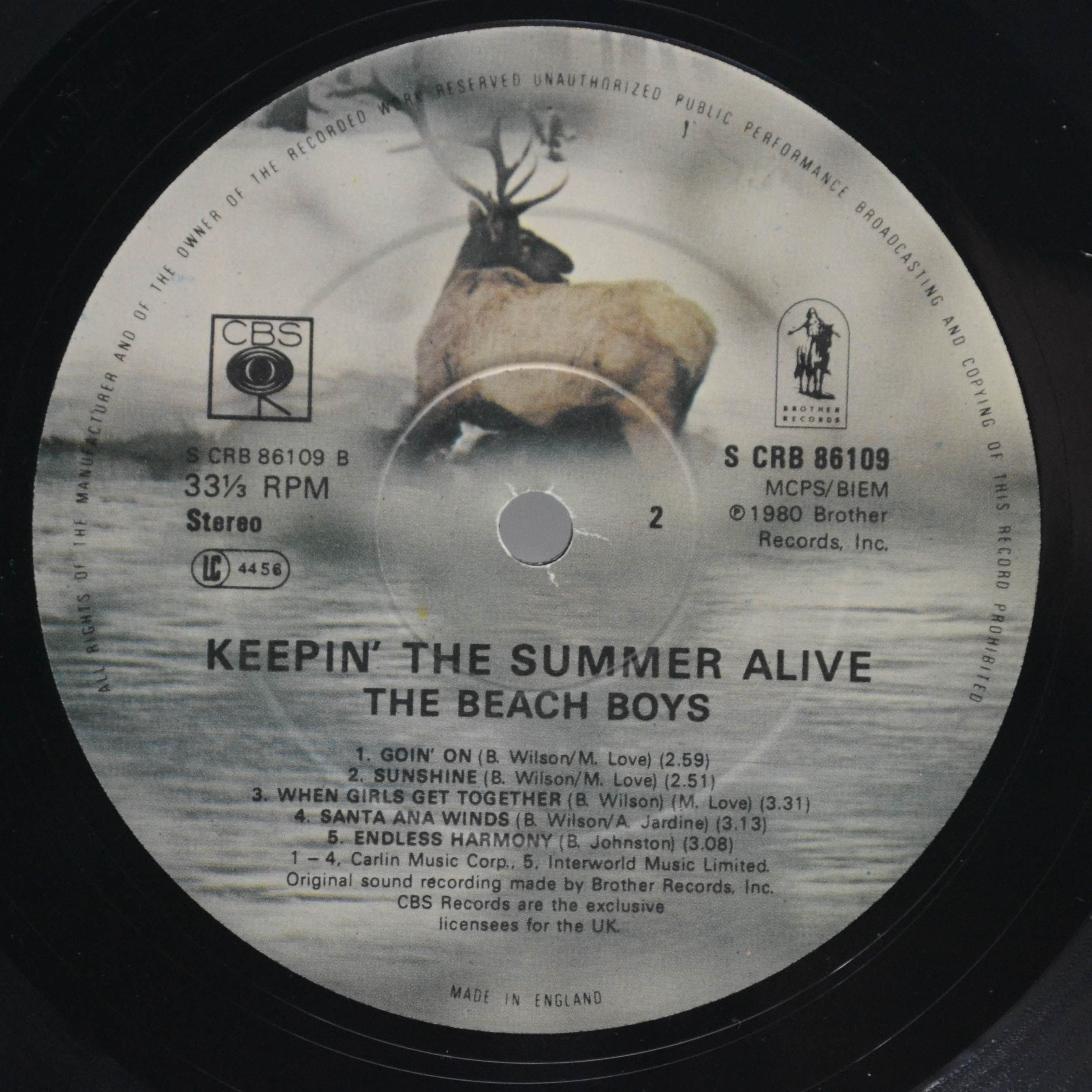 Beach Boys — Keepin' The Summer Alive, 1980
