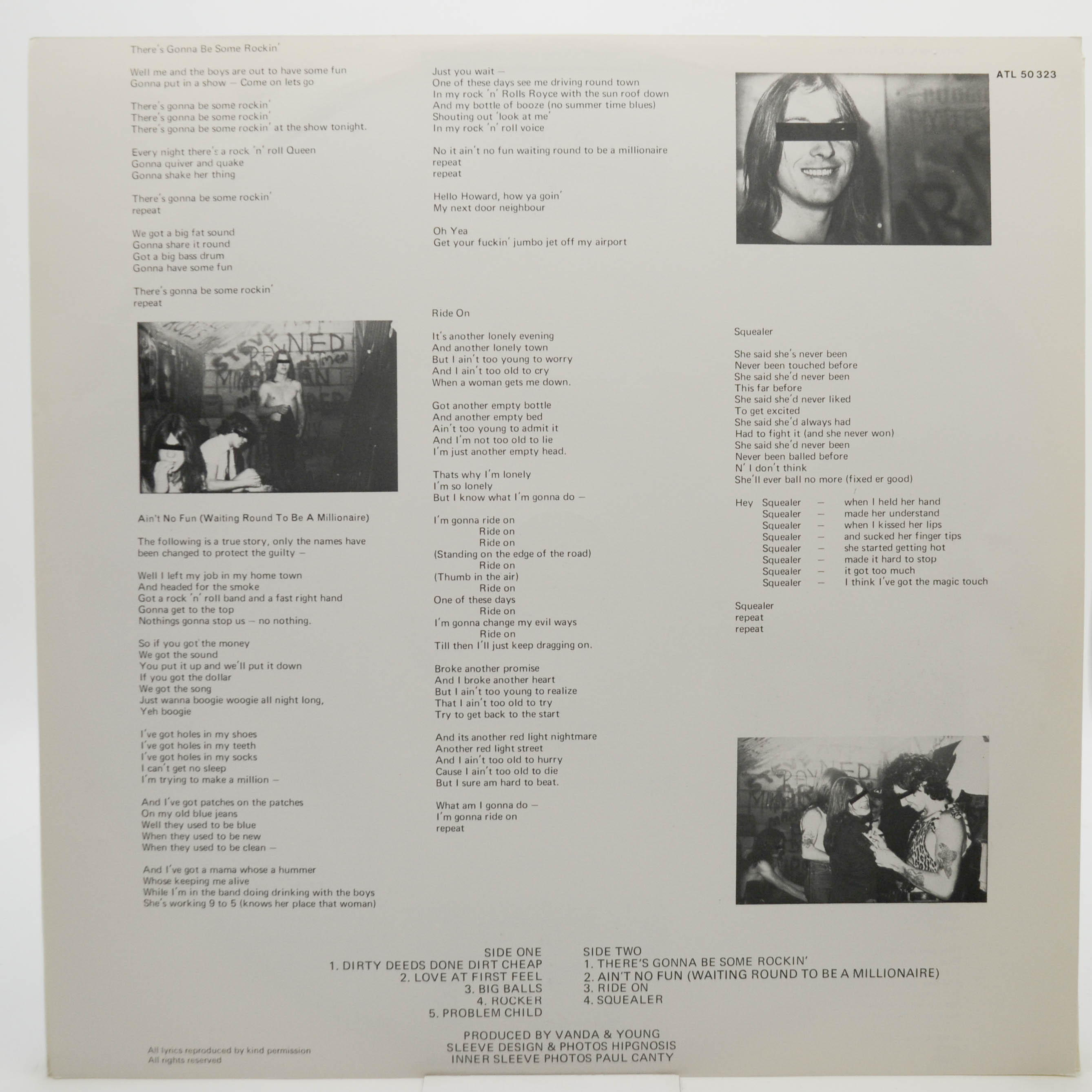 AC/DC — Dirty Deeds Done Dirt Cheap, 1976