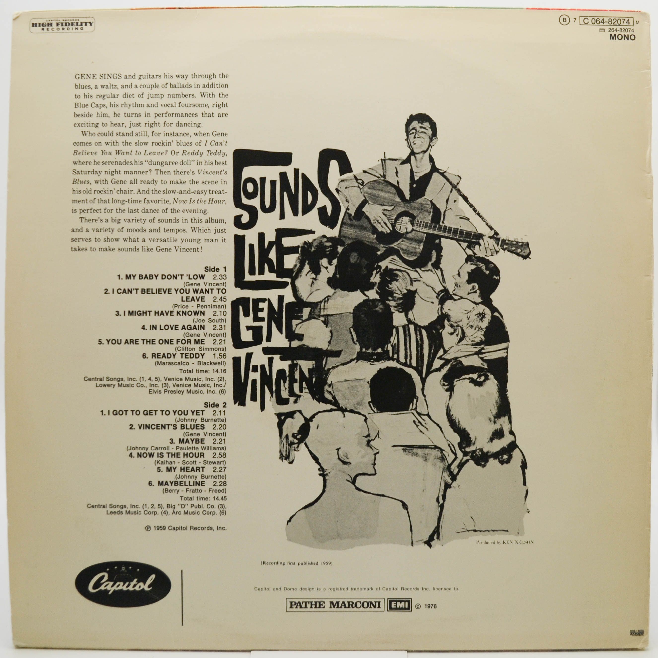 Gene Vincent — Sounds Like Gene Vincent, 1976