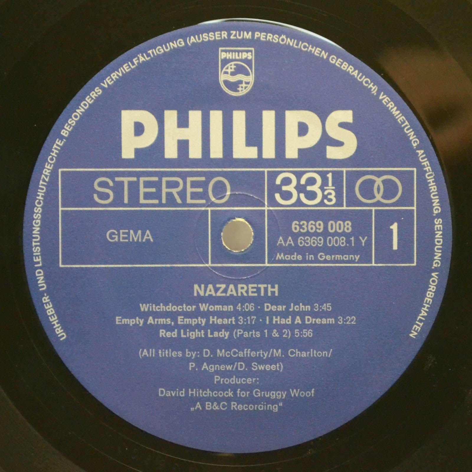 Nazareth — Nazareth, 1972
