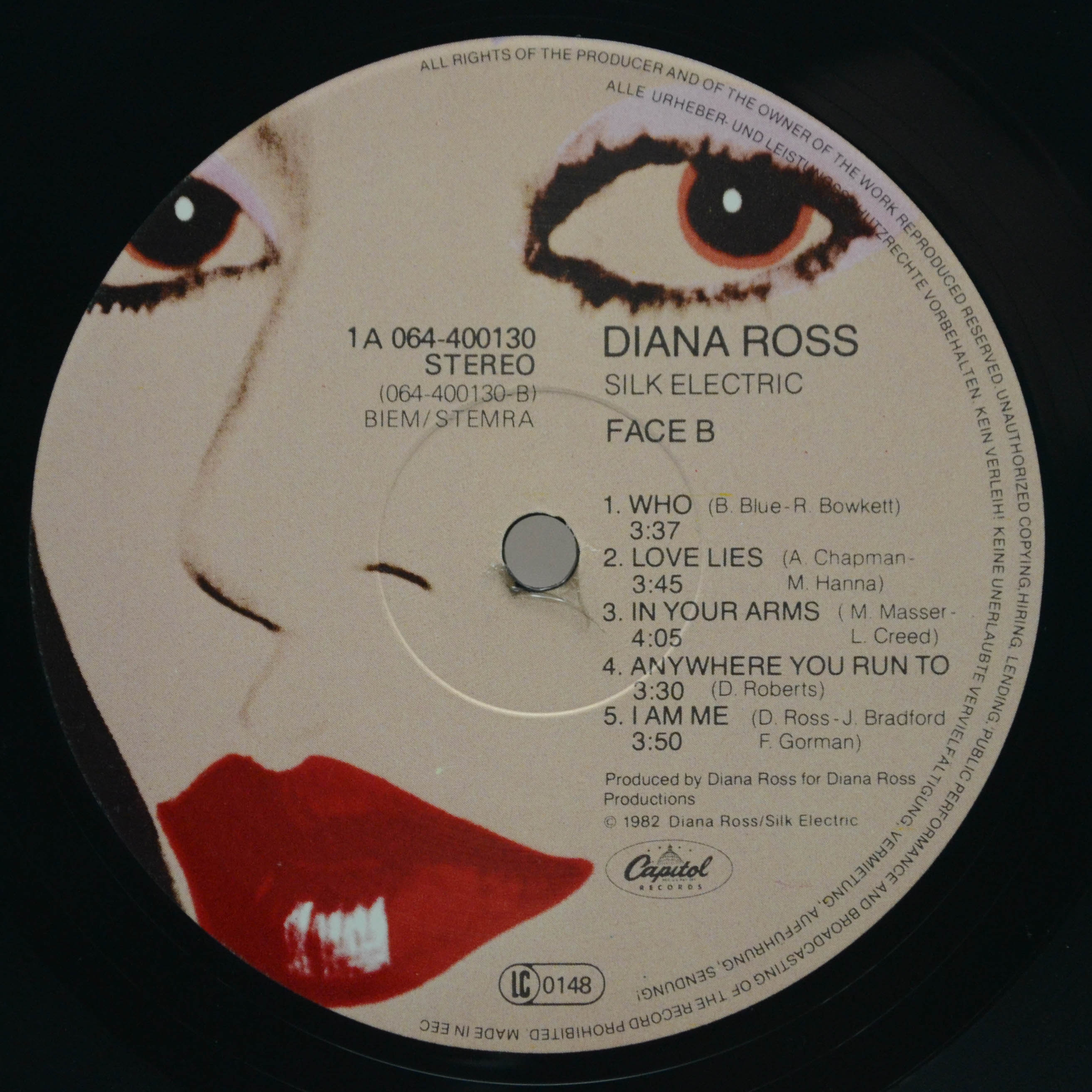 Diana Ross — Silk Electric, 1982