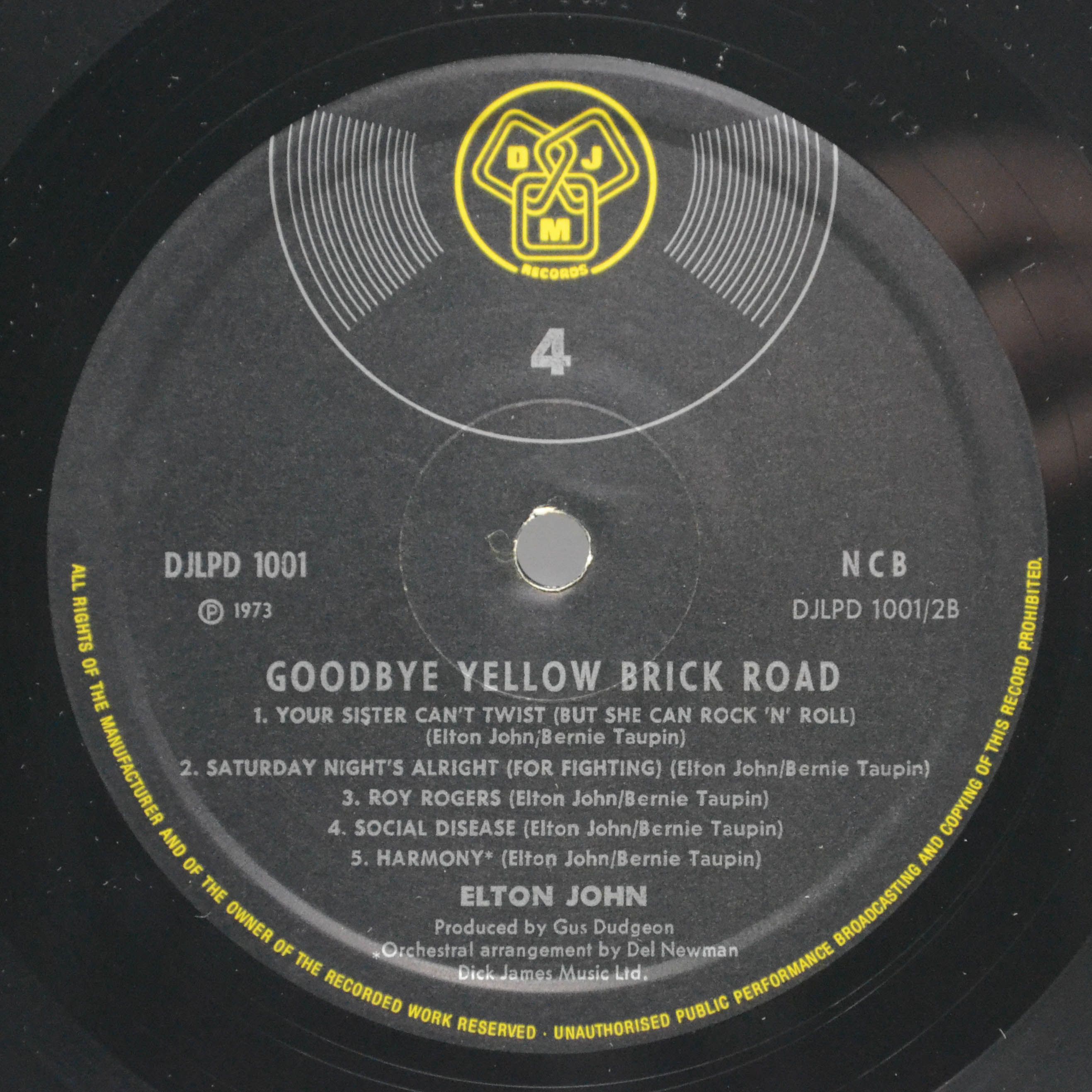 Elton John — Goodbye Yellow Brick Road (2LP), 1973