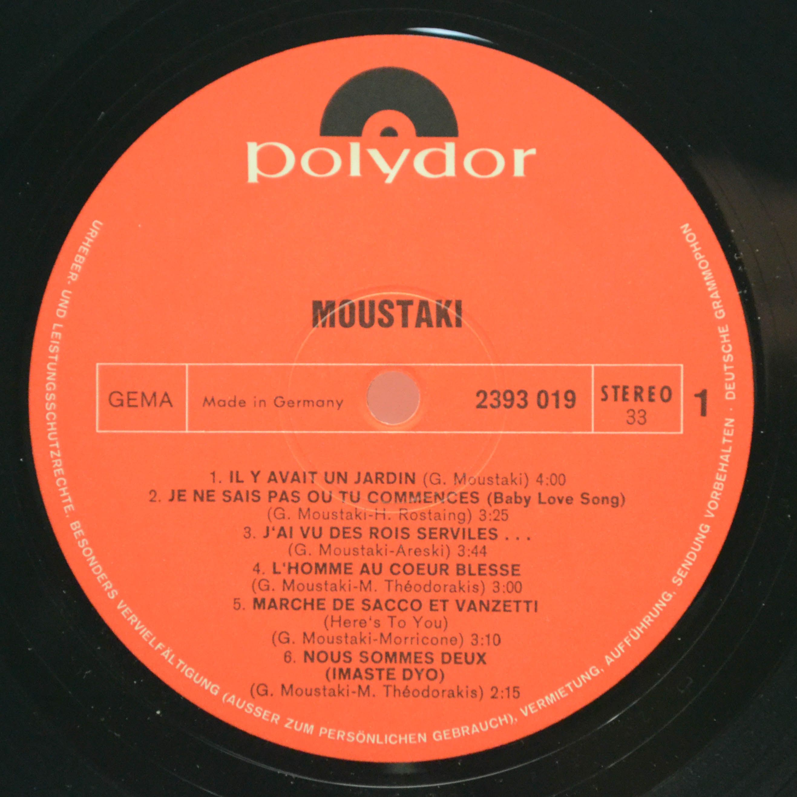 Moustaki — Moustaki, 1971