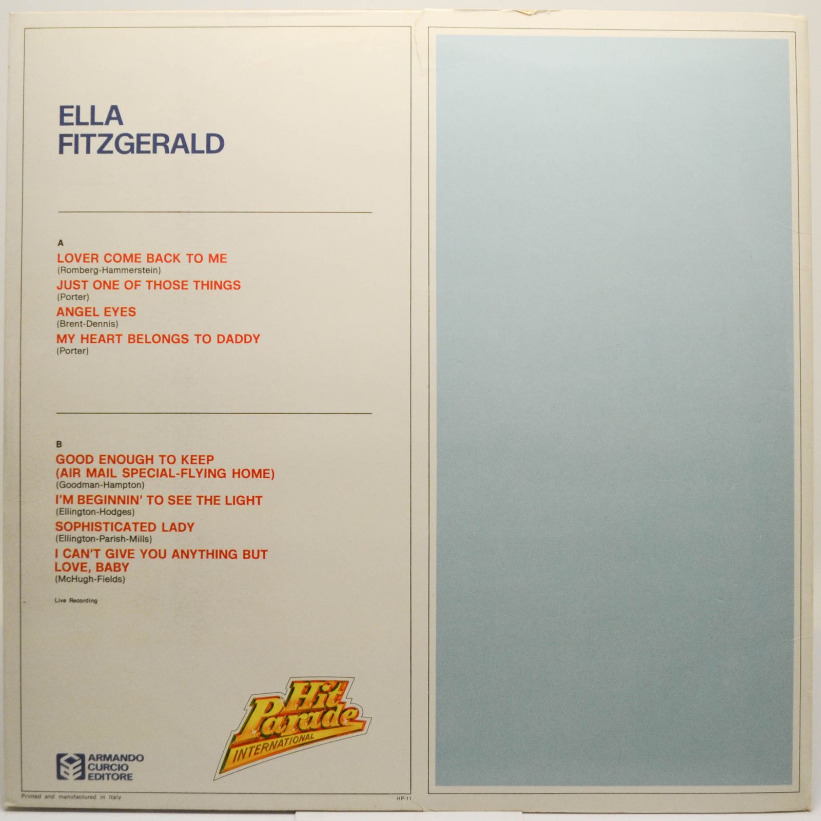 Ella Fitzgerald — Ella Fitzgerald, 1982