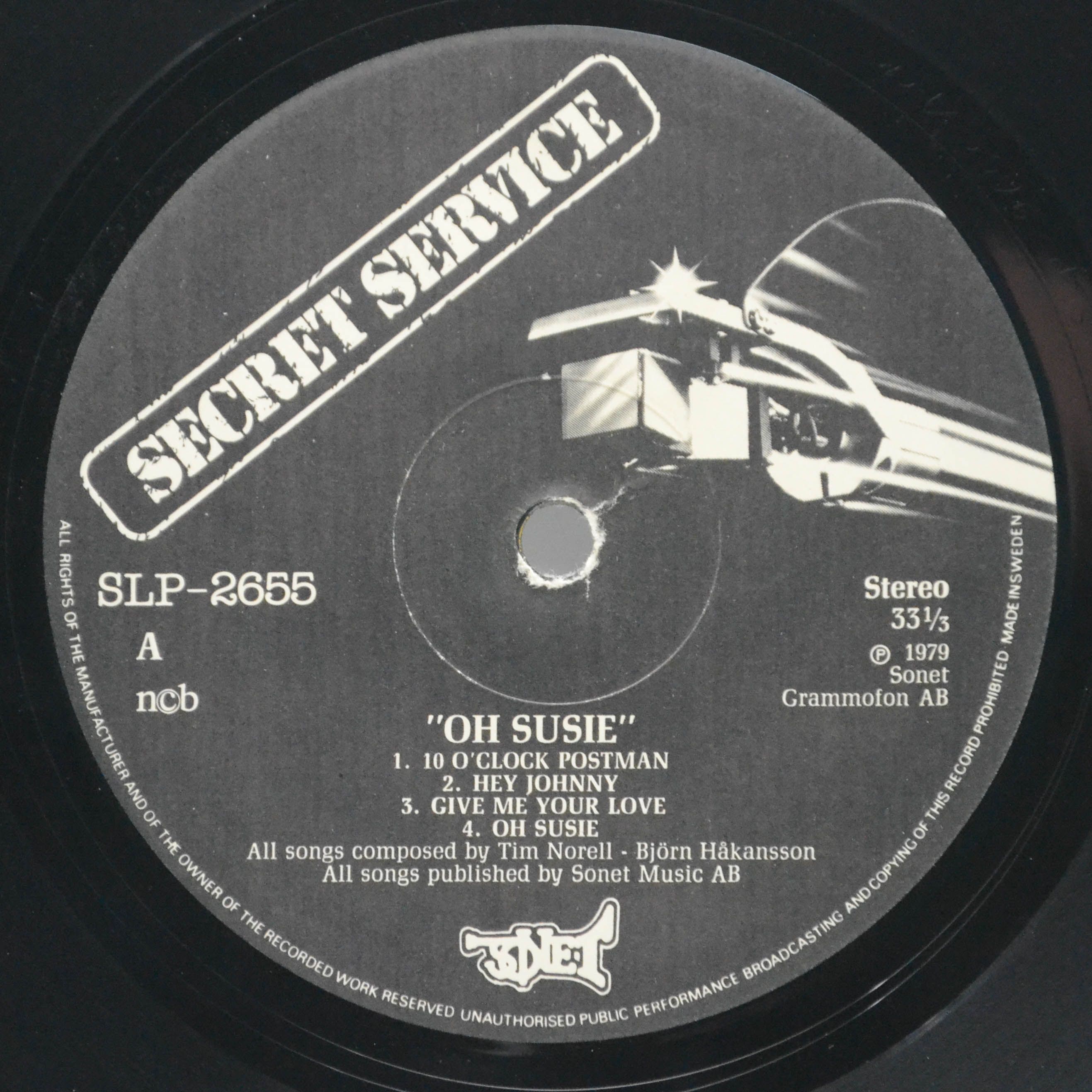 Secret Service — Oh Susie (1-st, Sweden), 1979