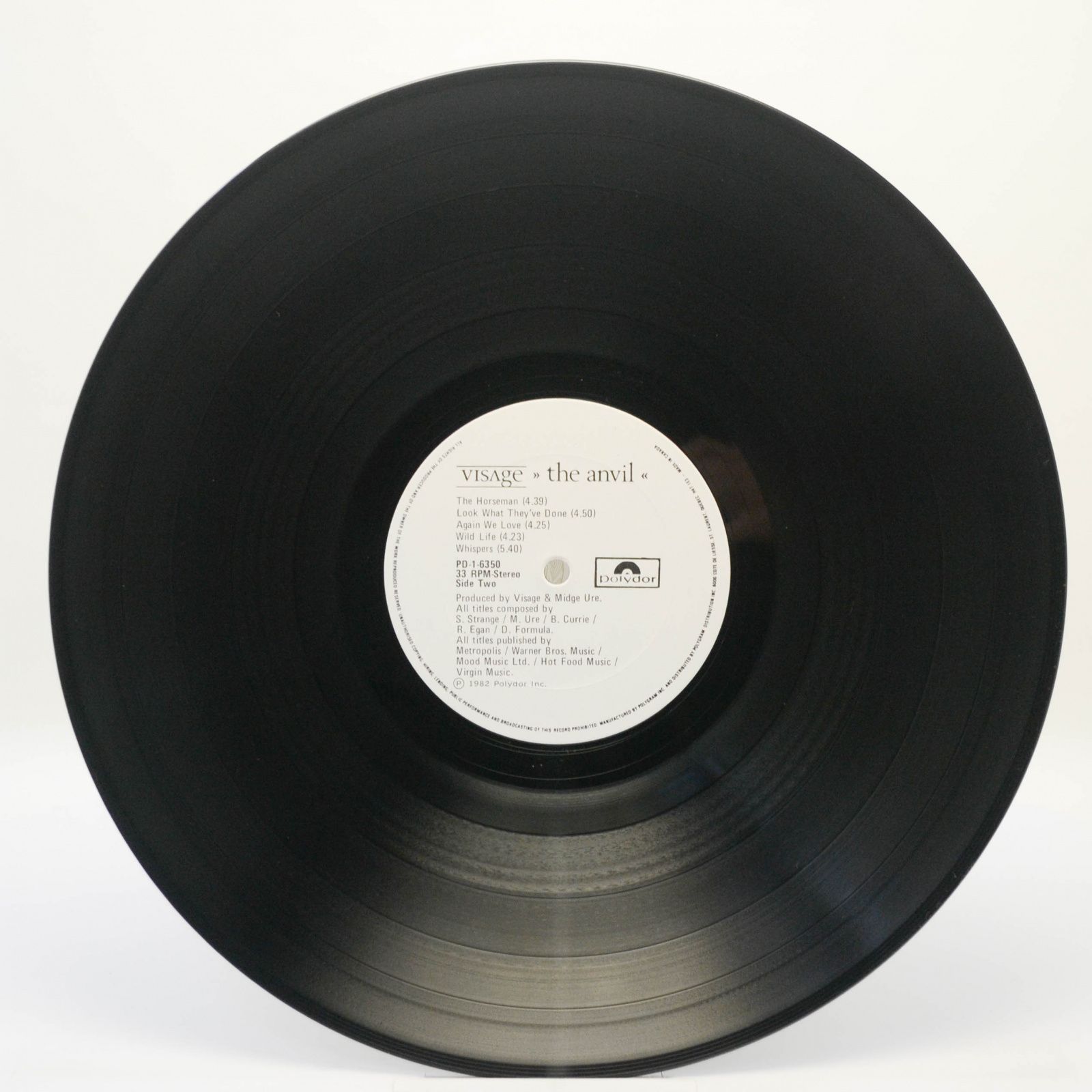 Visage — The Anvil, 1982