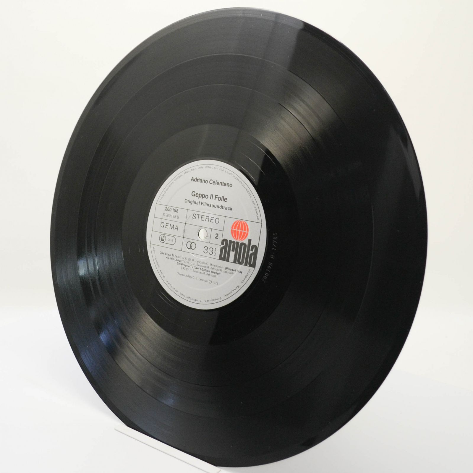 Adriano Celentano — Geppo Il Folle, 1978