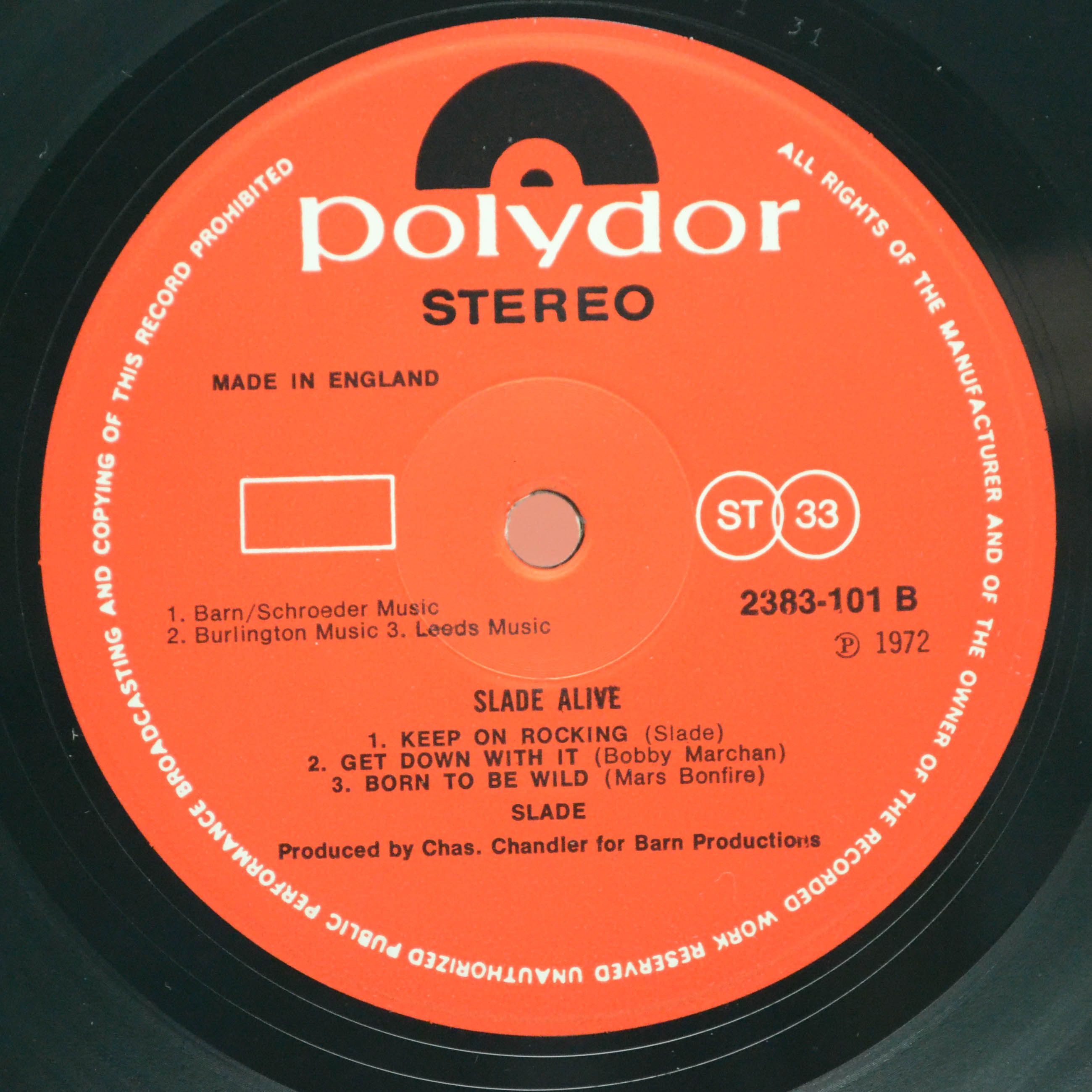 Slade — Slade Alive! (1-st, UK), 1972