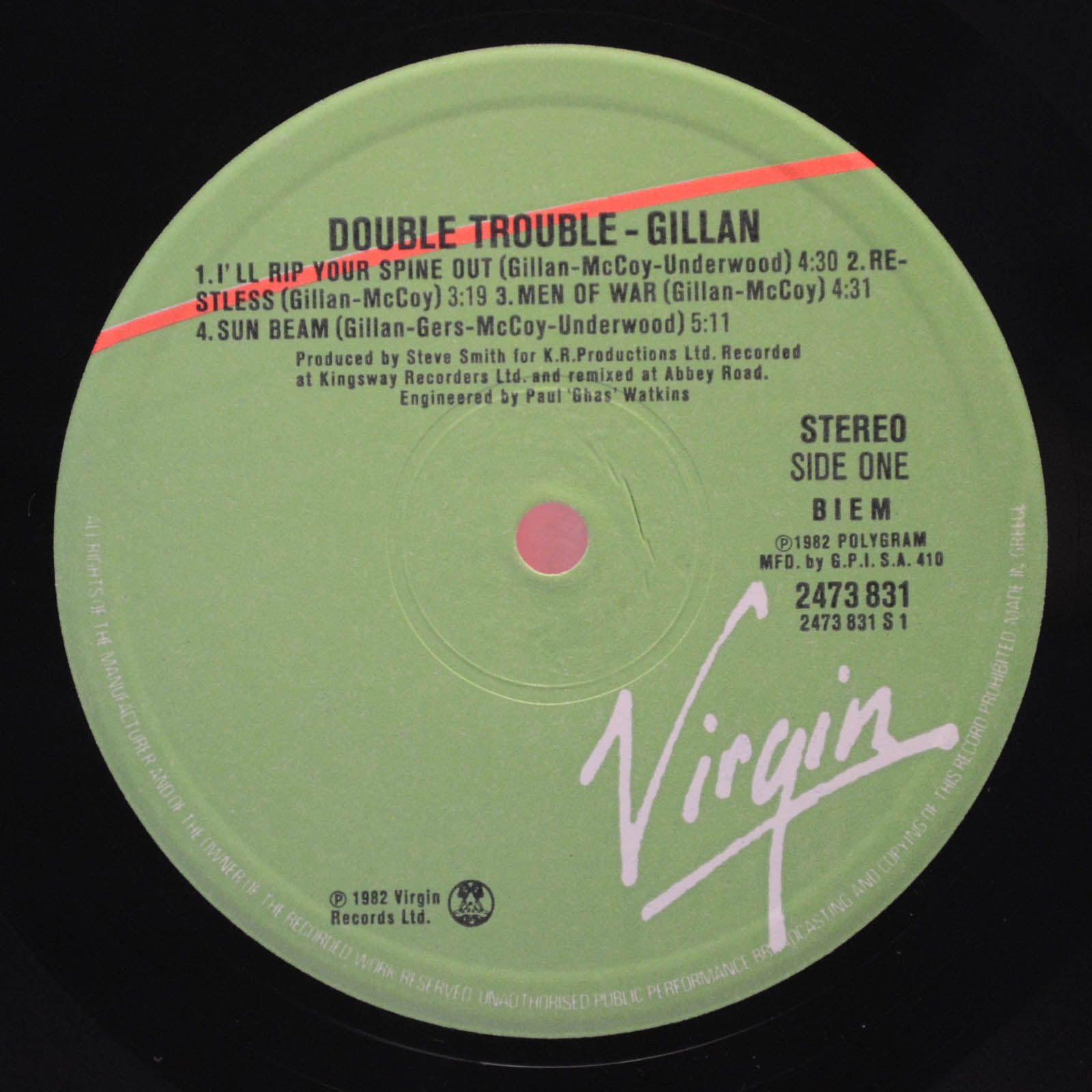 Gillan — Double Trouble, 1982