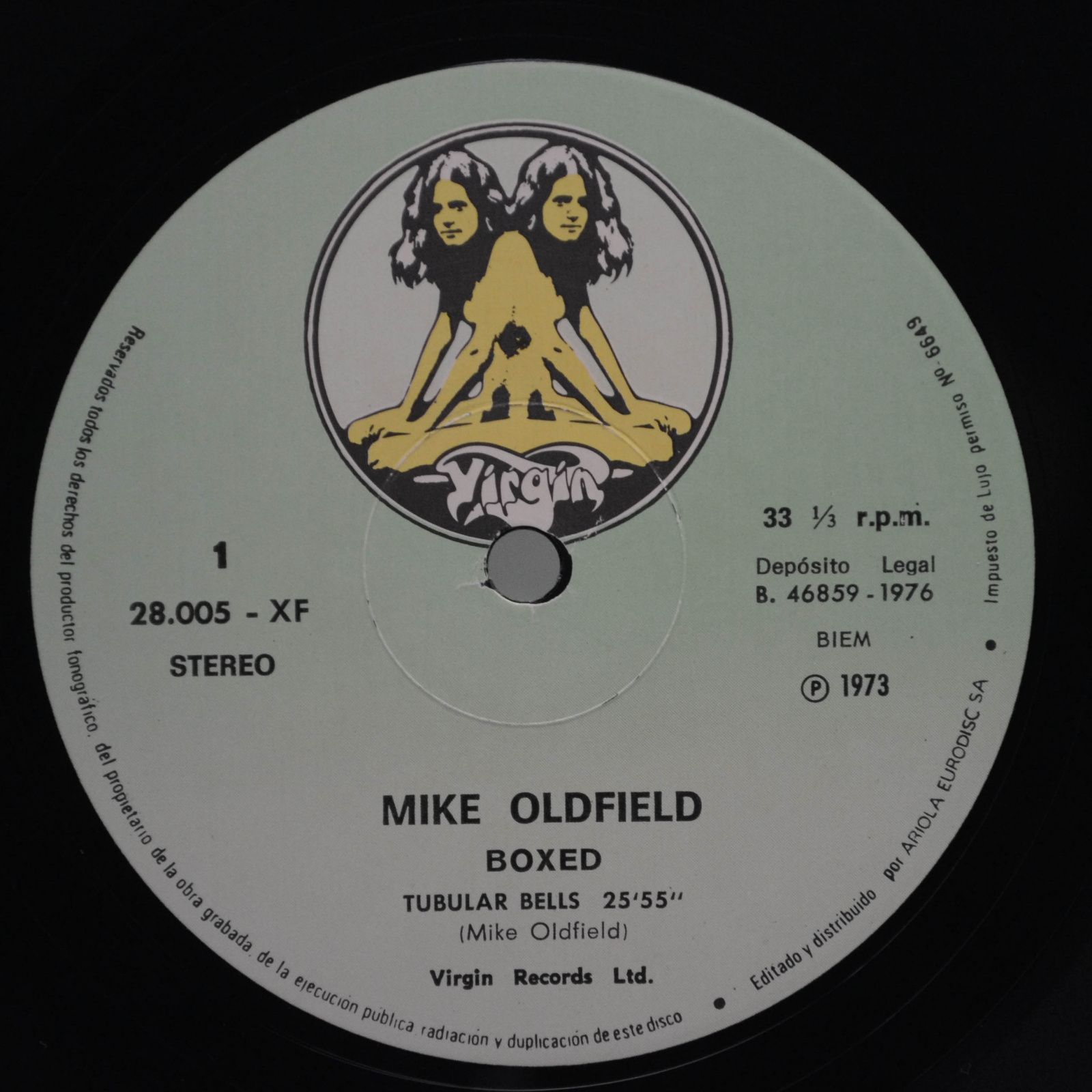 Mike Oldfield — Boxed (Box-set, booklet), 1976