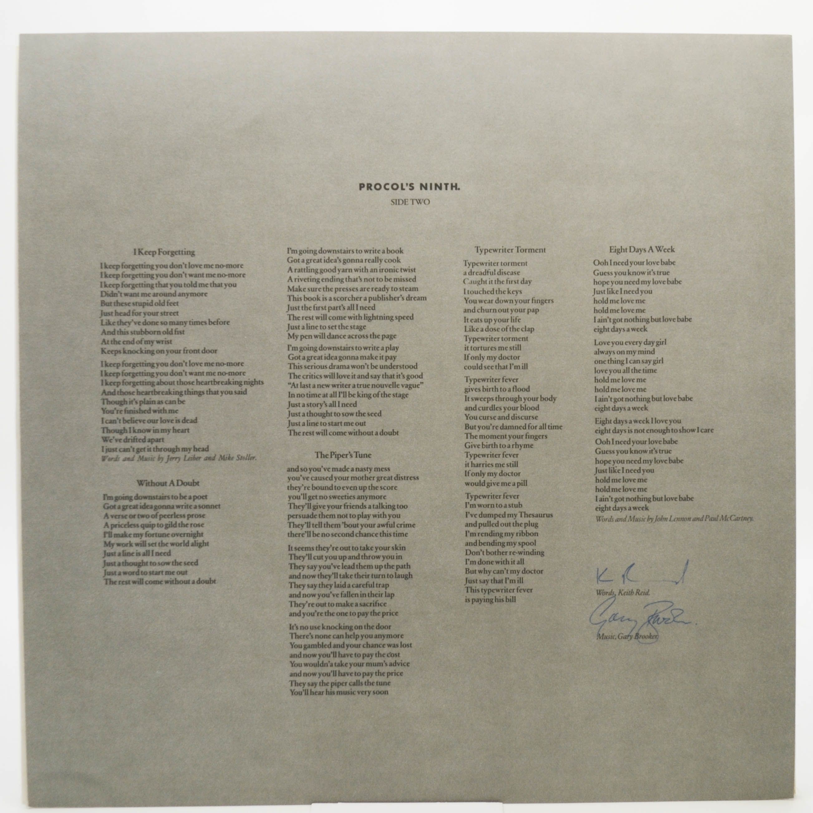 Procol Harum — Procol's Ninth, 1975