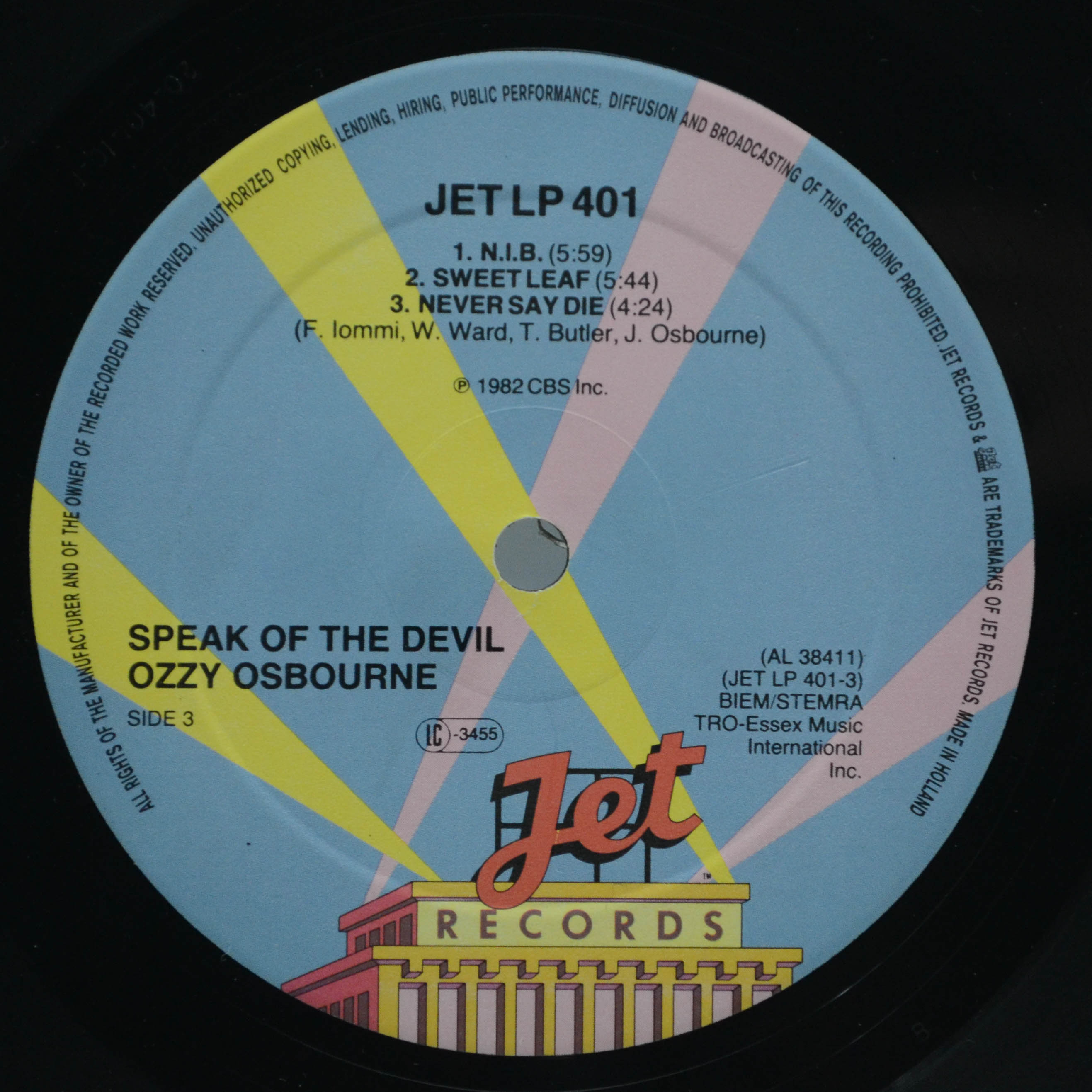 Ozzy Osbourne — Speak Of The Devil (2LP), 1982