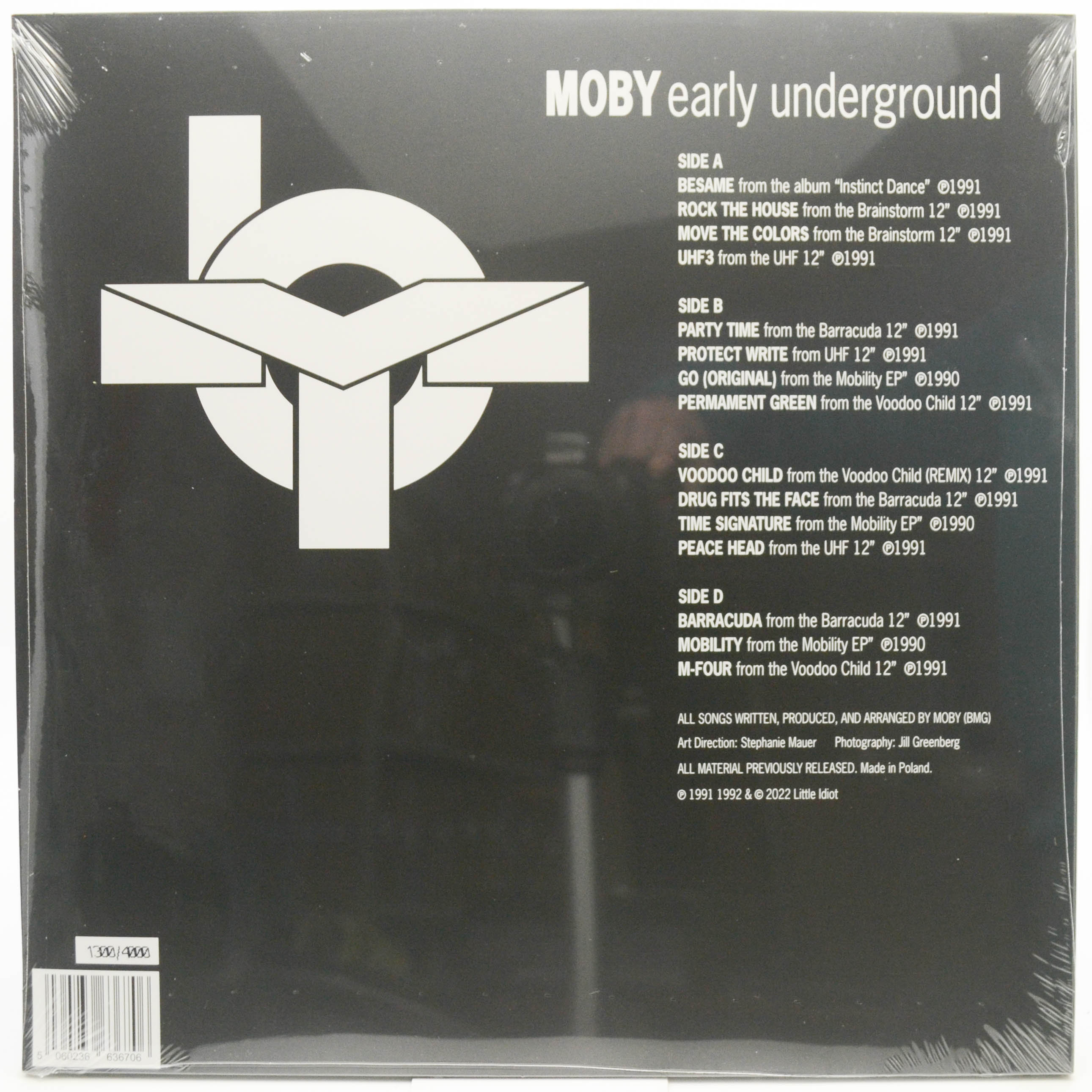 Moby — Early Underground (2LP), 1993