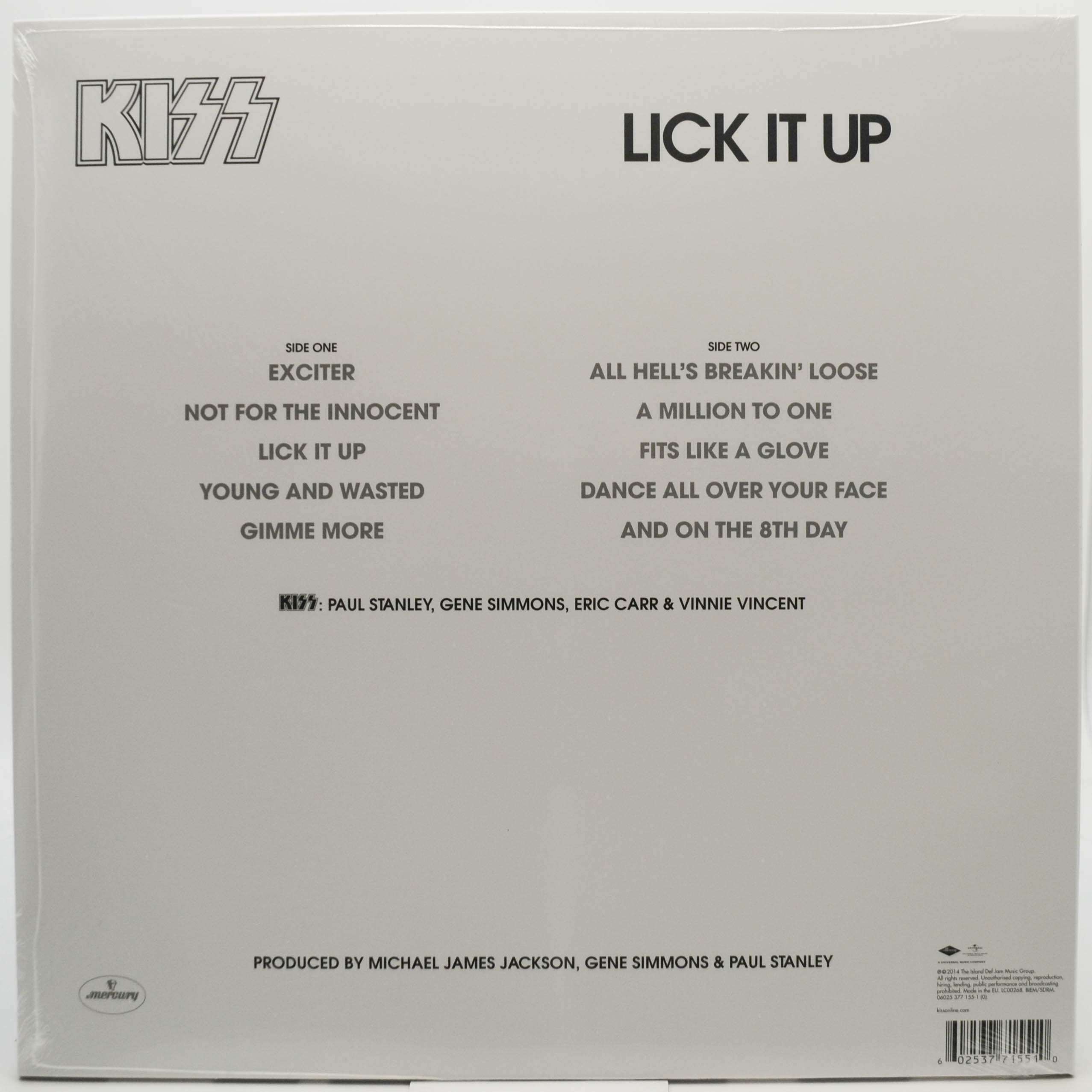 Kiss — Lick It Up, 1983