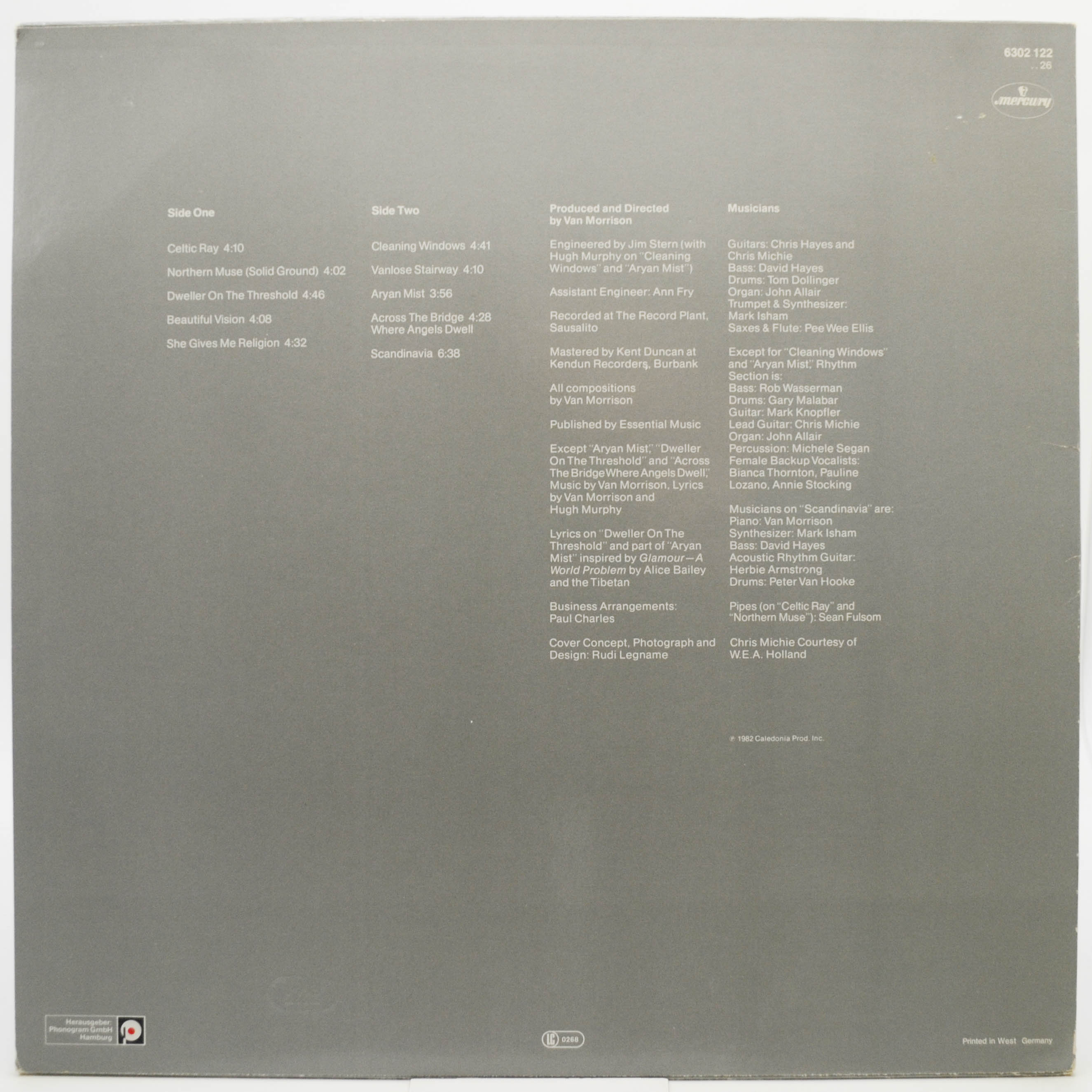 Van Morrison — Beautiful Vision, 1982