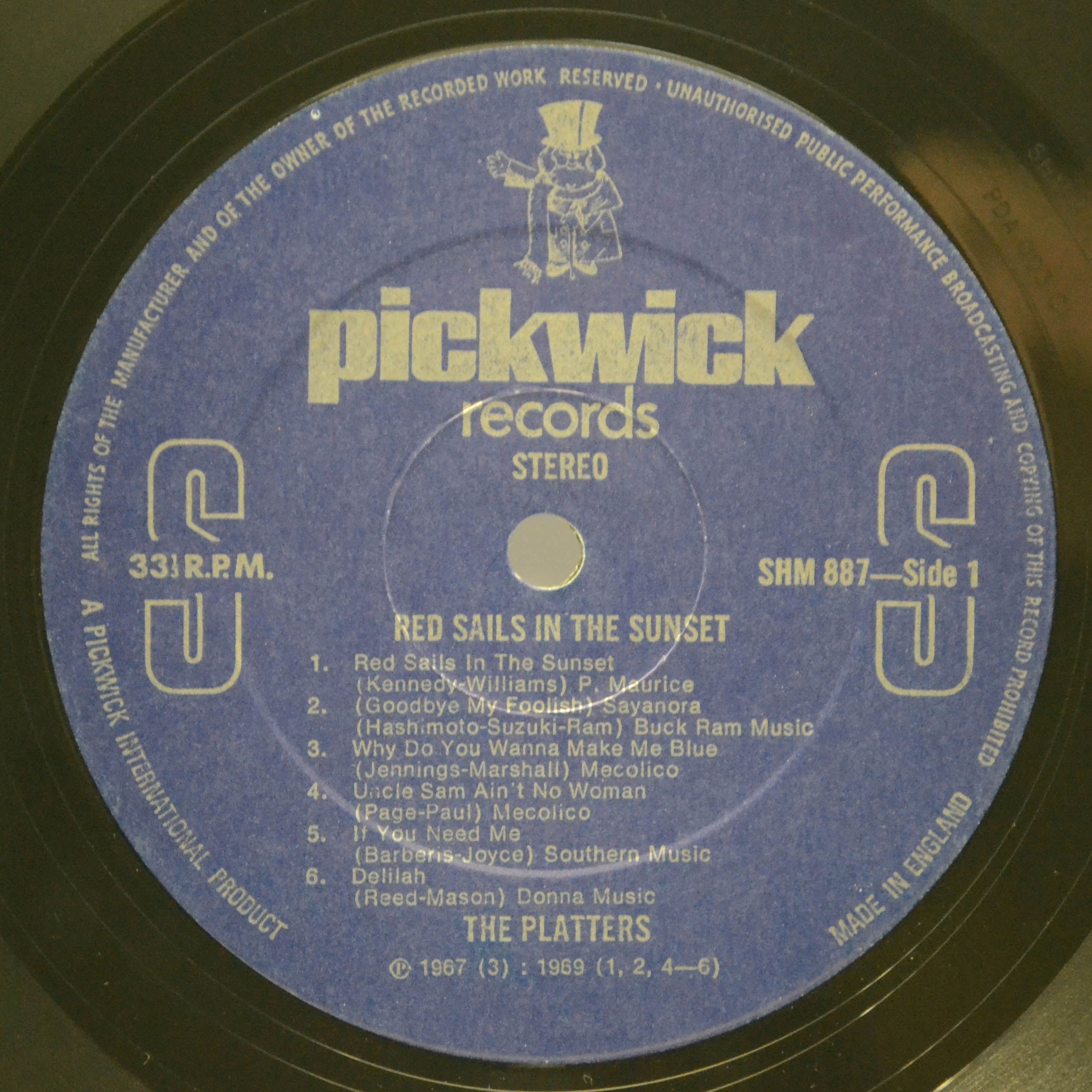 Platters — Red Sails In The Sunset, 1975