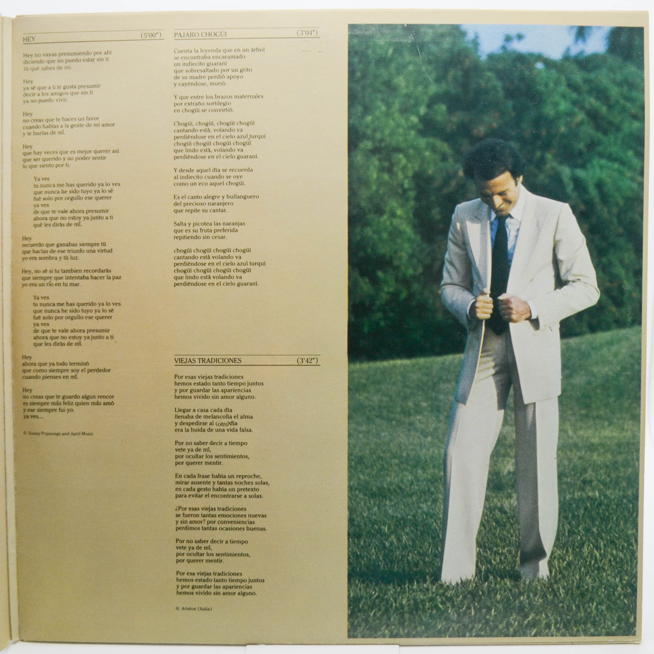 Julio Iglesias — Hey!, 1980