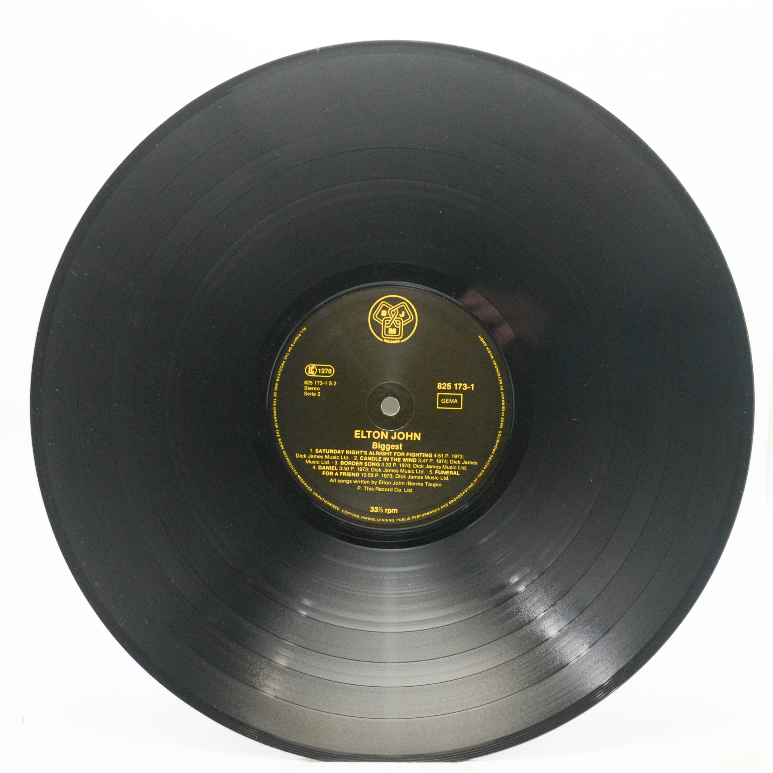 Elton John — Biggest, 1985