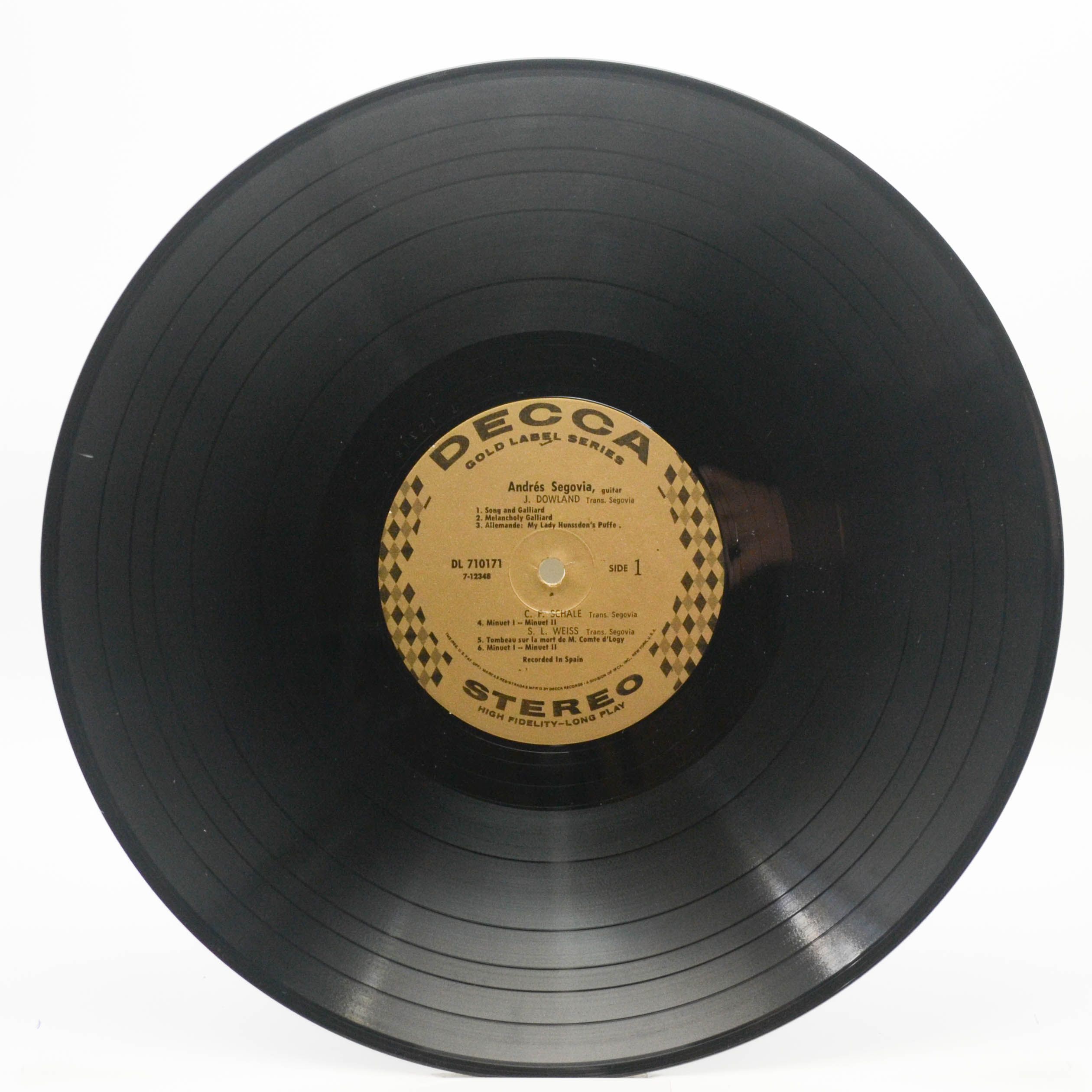 Andrés Segovia — Castles Of Spain (USA), 1970