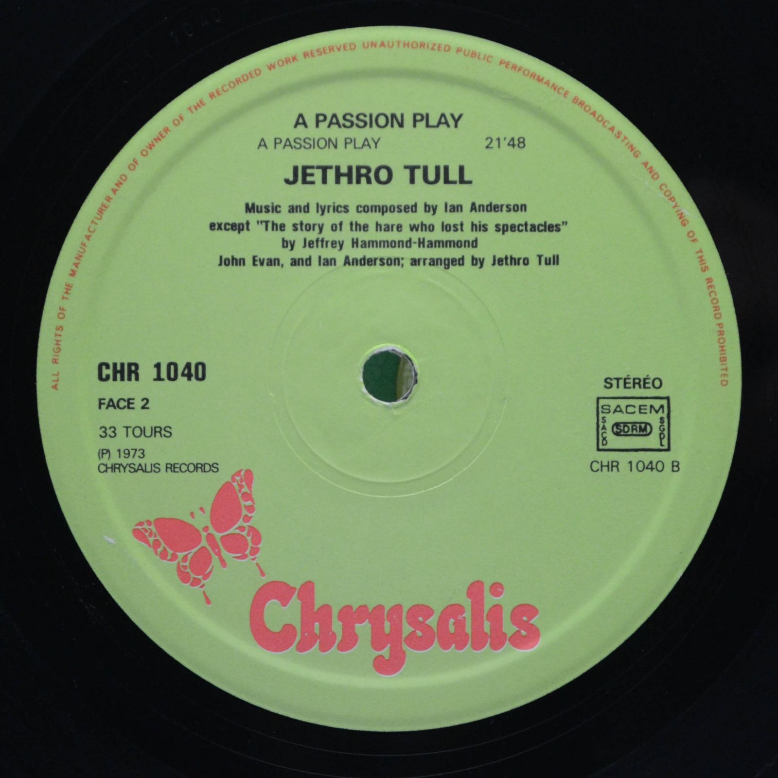 Jethro Tull — A Passion Play, 1973