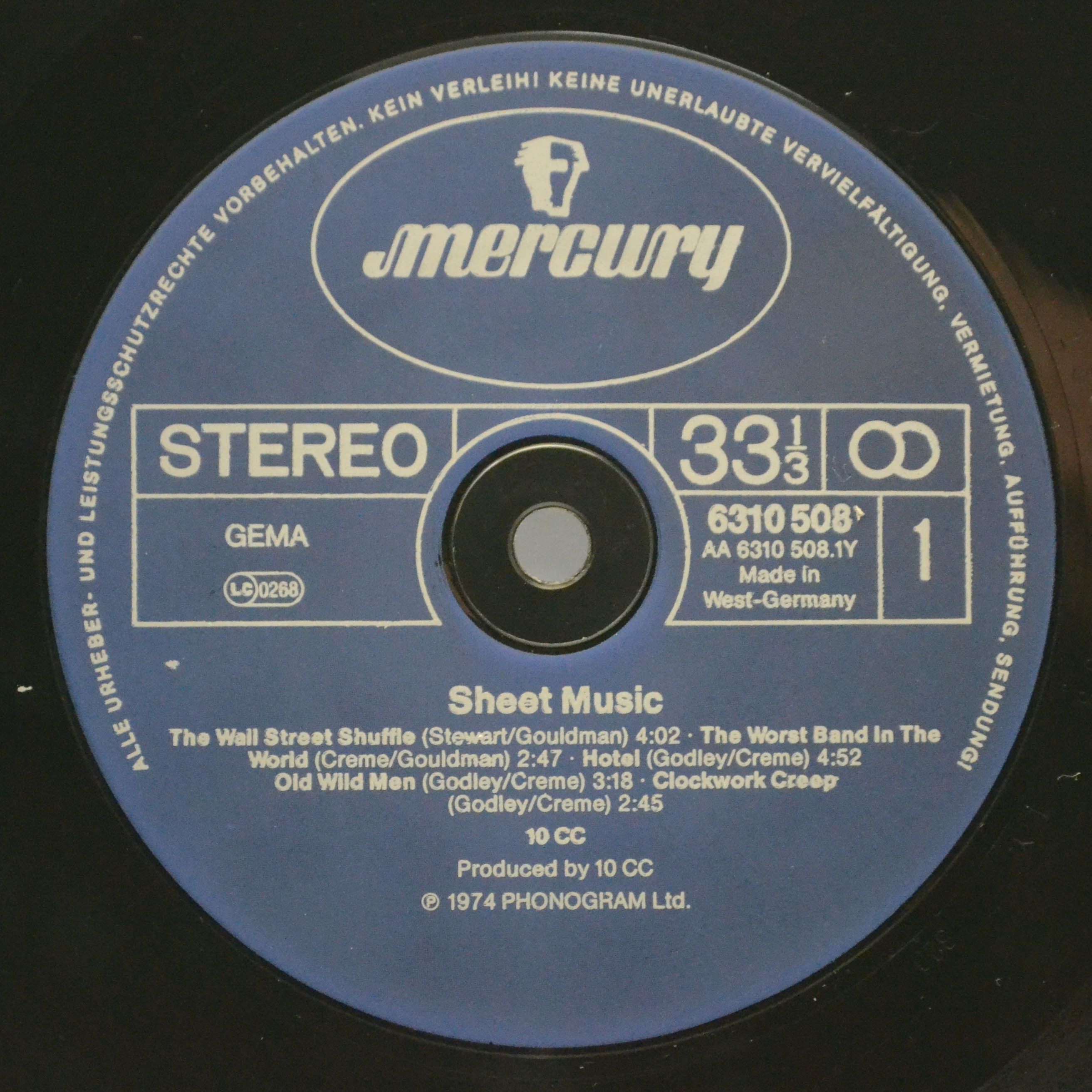 10cc — Sheet Music, 1974