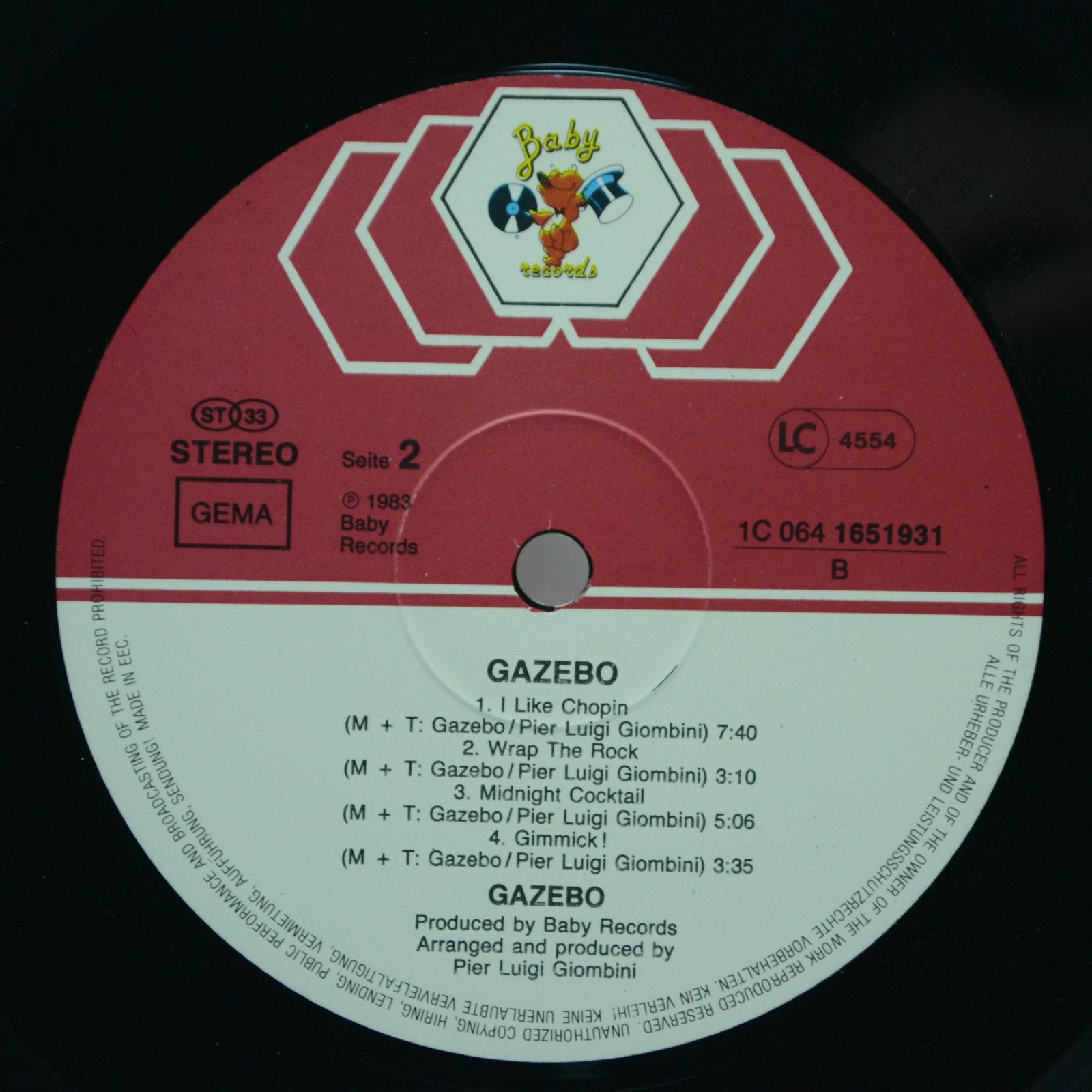 Gazebo — Gazebo, 1983