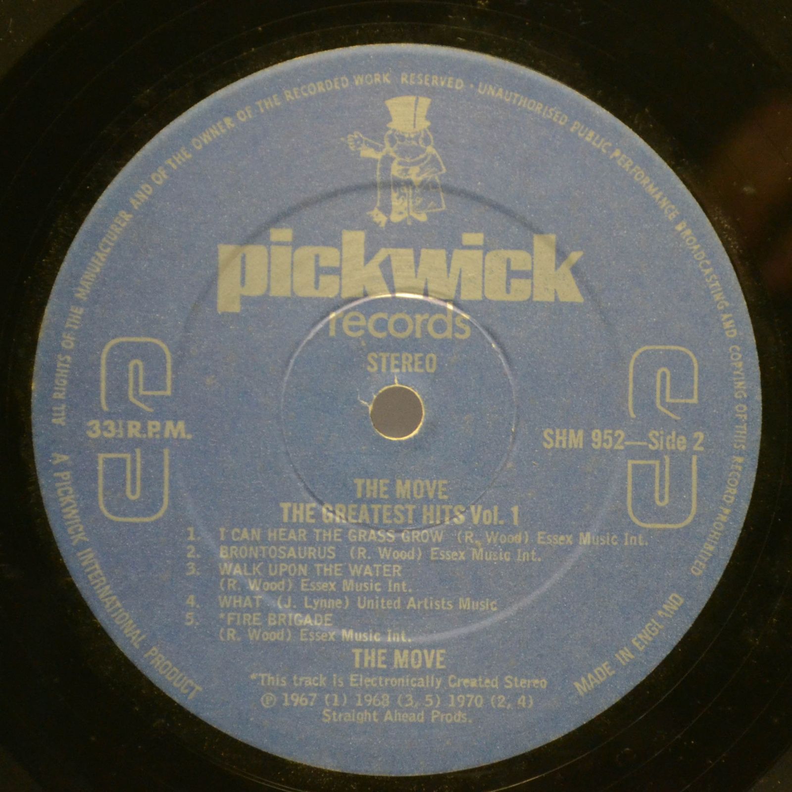 Move — The Greatest Hits Vol. 1 (UK), 1978