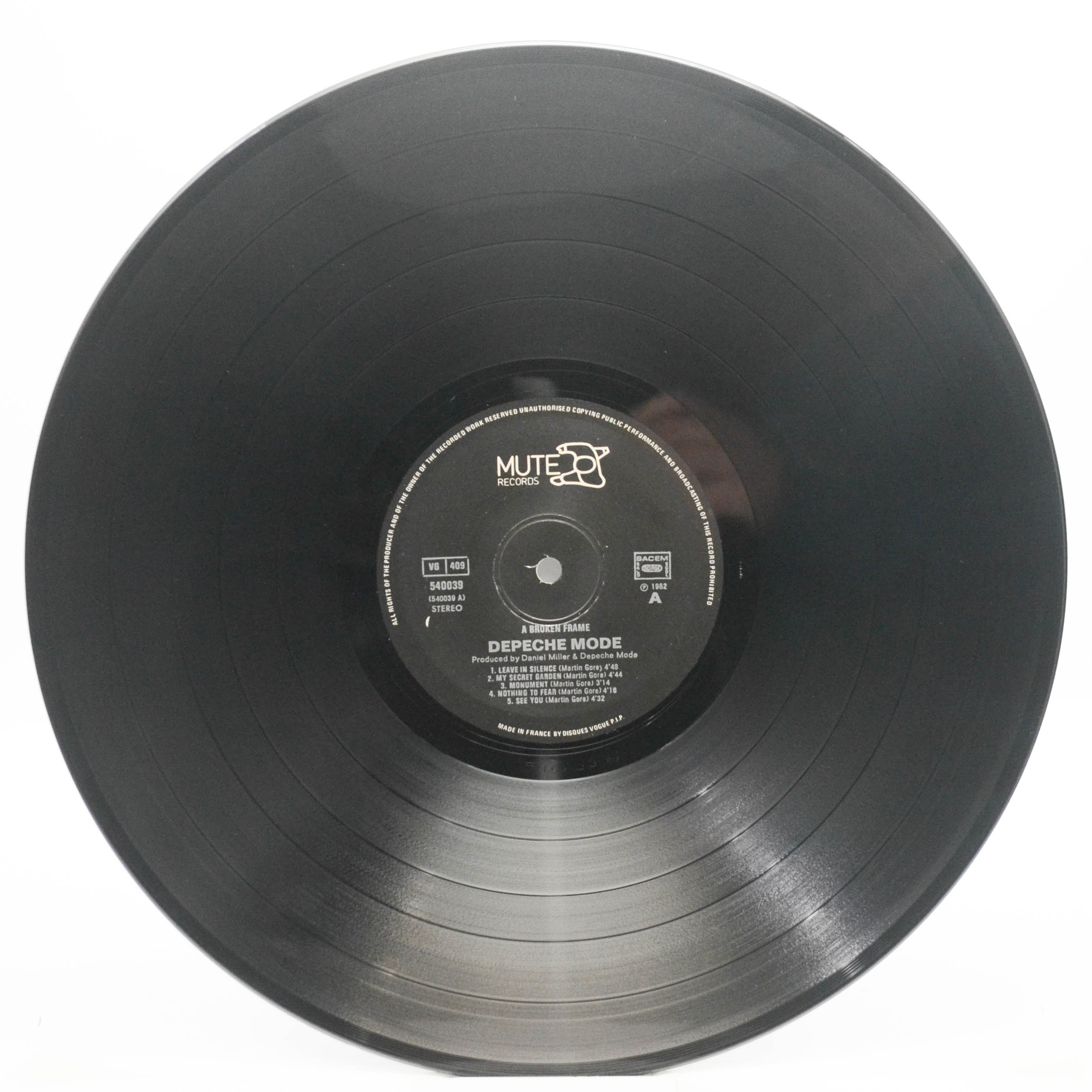 Depeche Mode — A Broken Frame, 1982