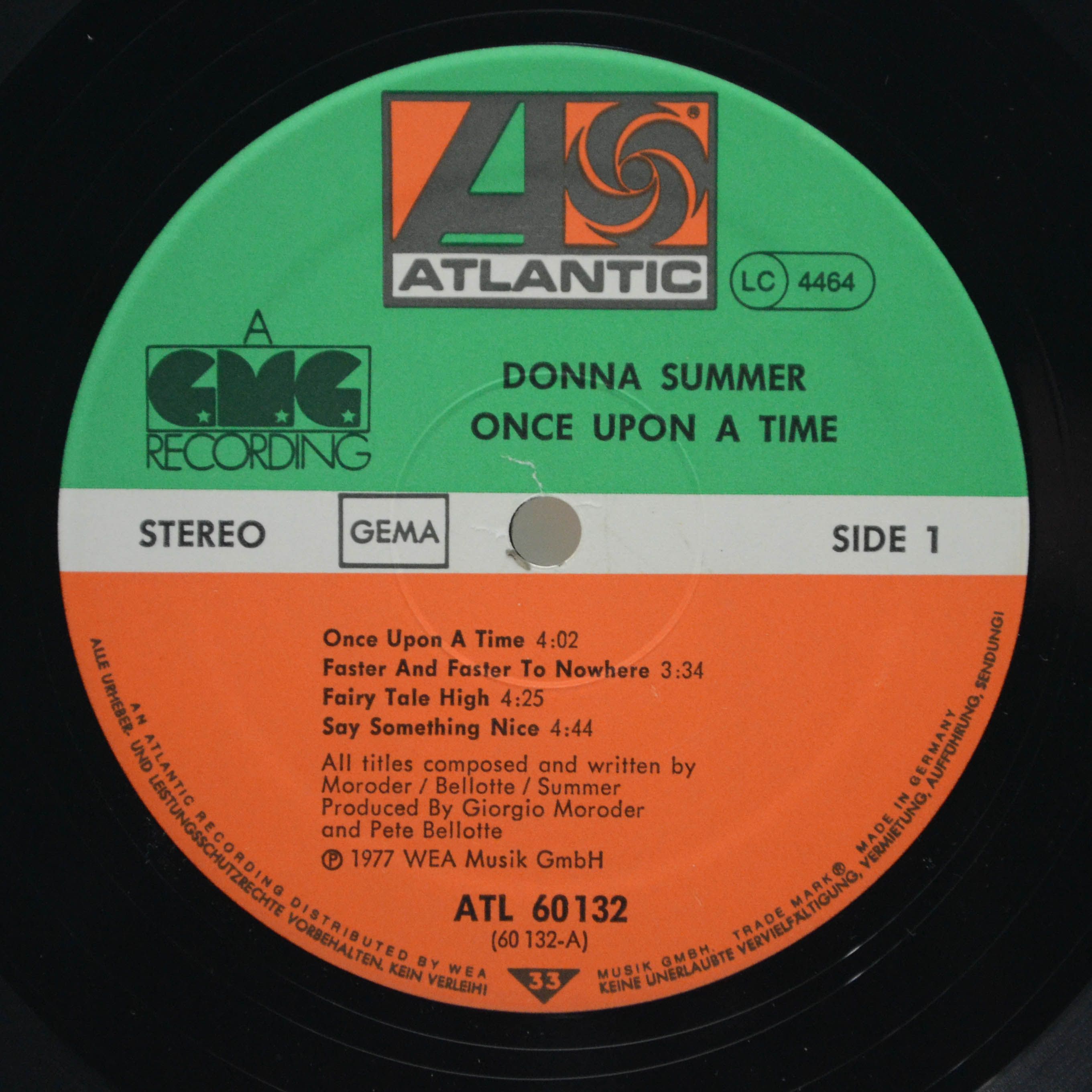 Donna Summer — Once Upon A Time... (2LP), 1977