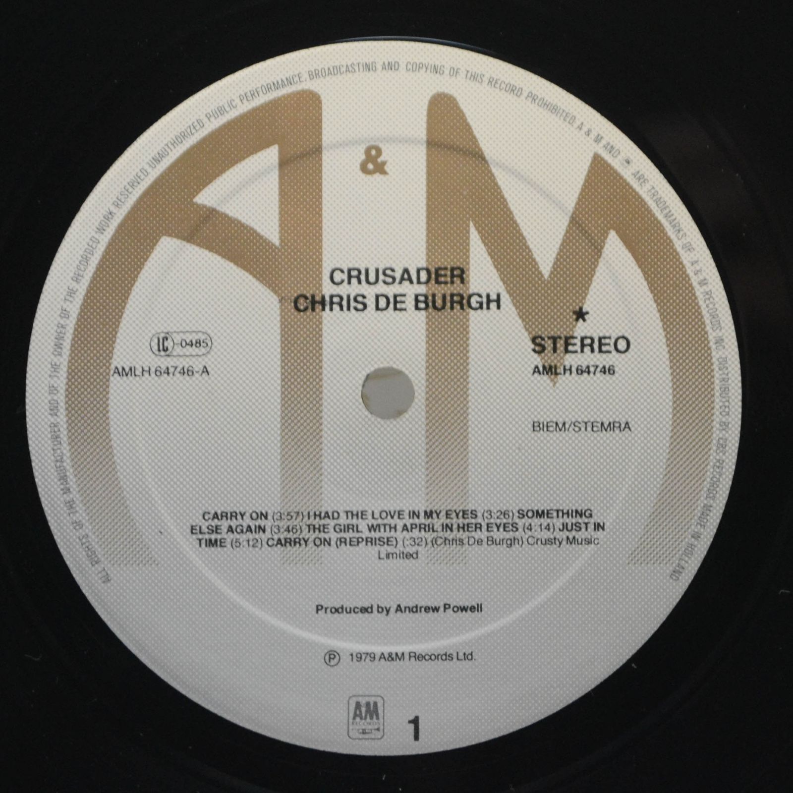 Chris de Burgh — Crusader, 1979